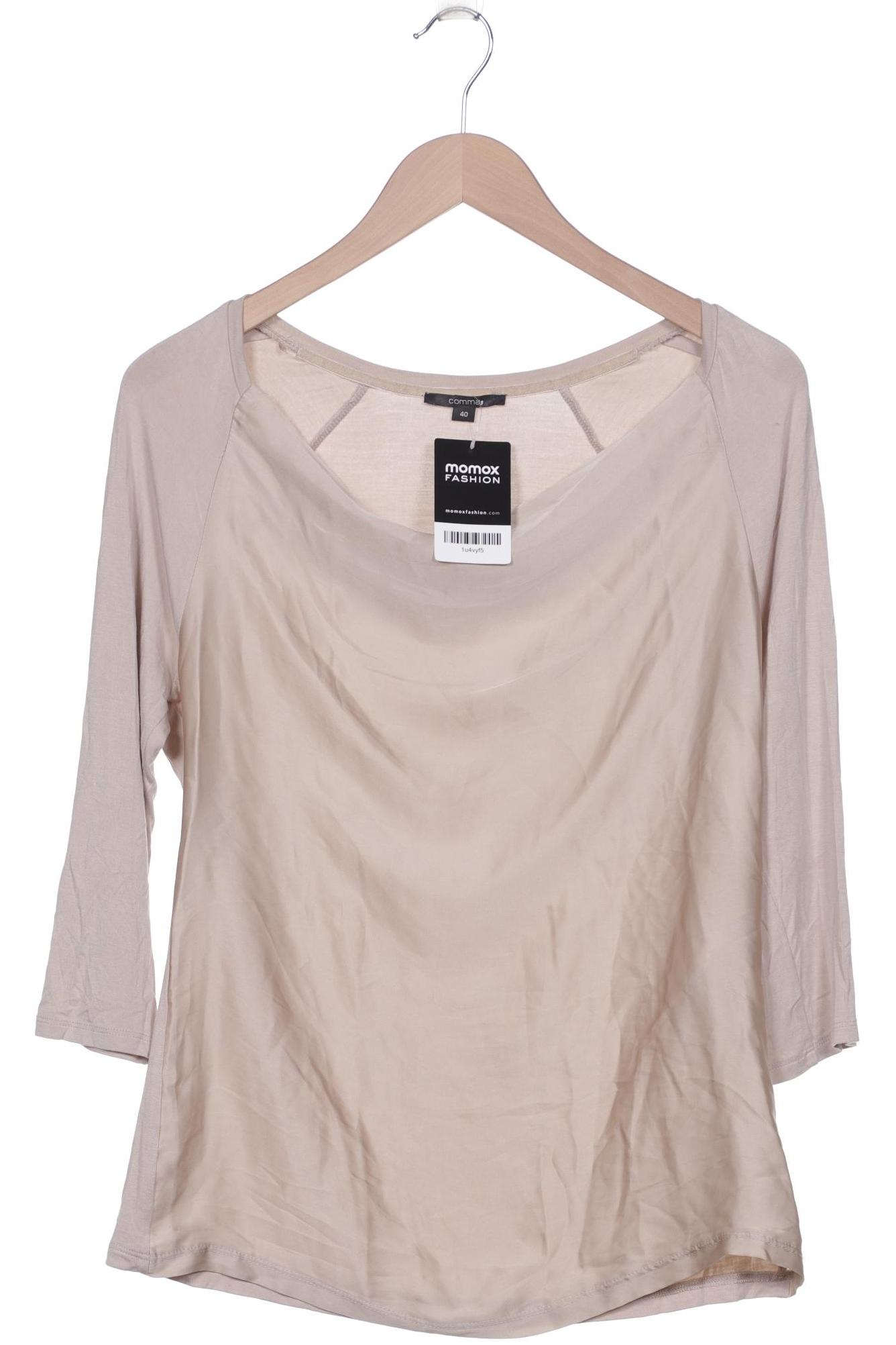 

Comma Damen Bluse, beige, Gr. 40