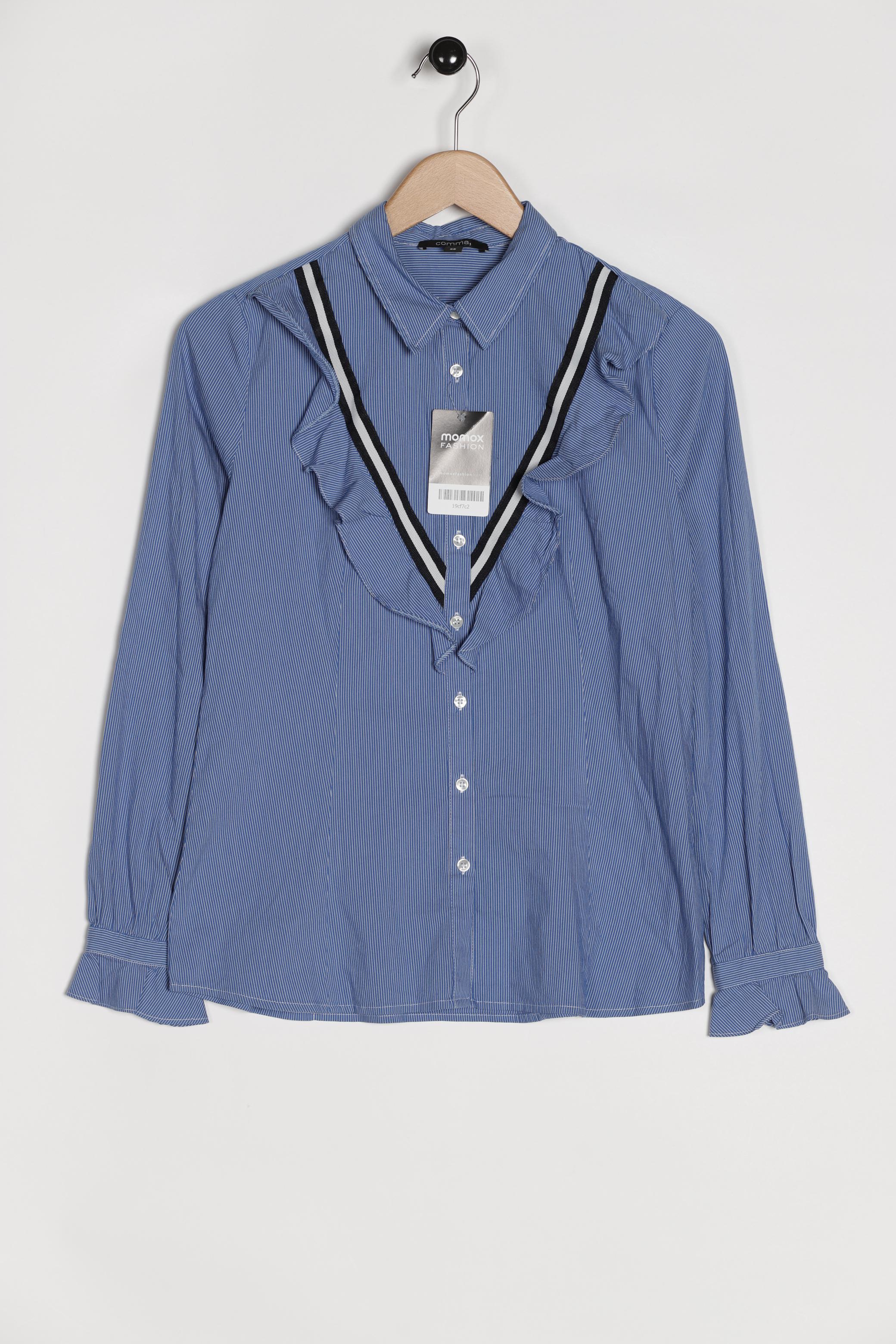 

Comma Damen Bluse, blau