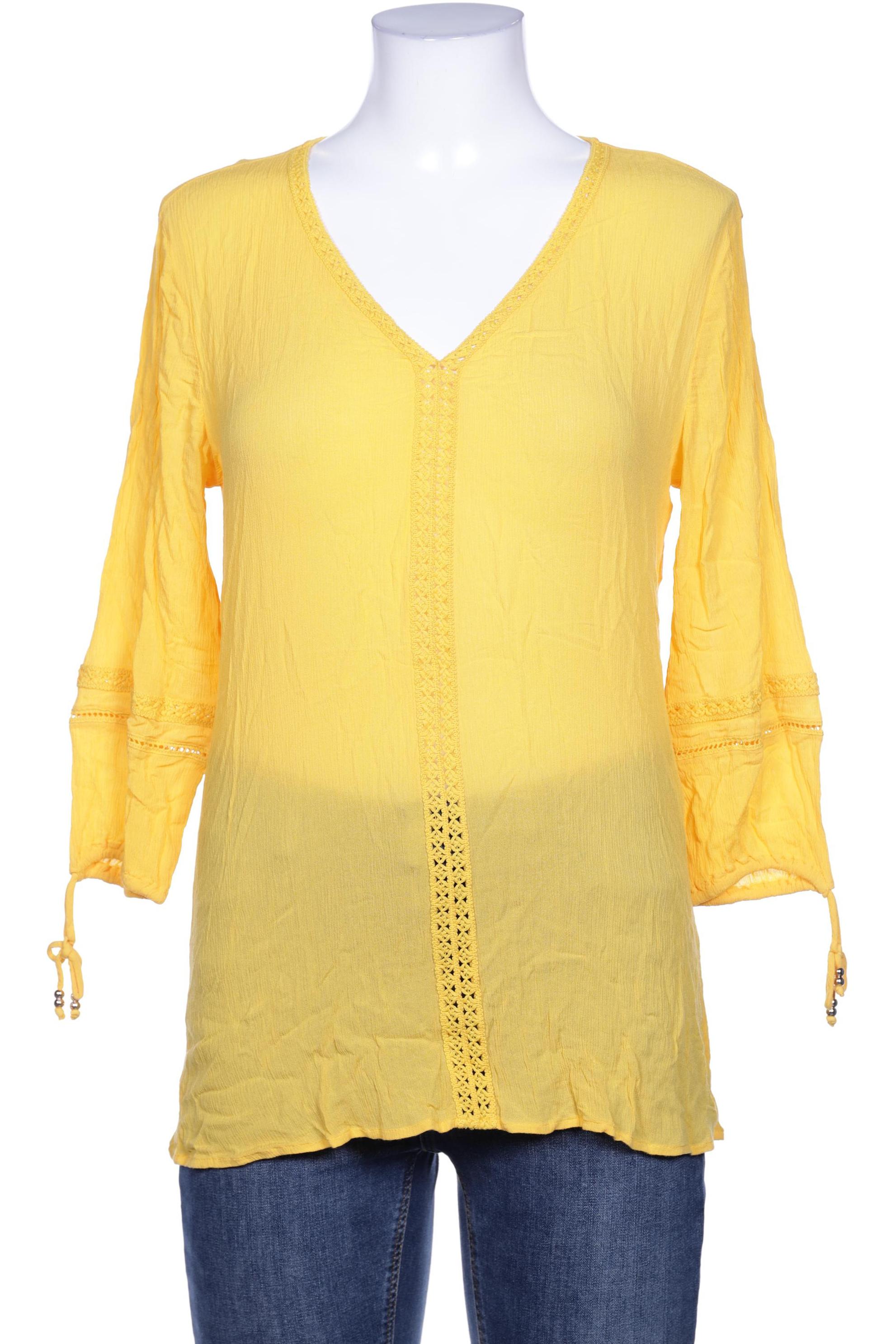 

Comma Damen Bluse, gelb, Gr. 38