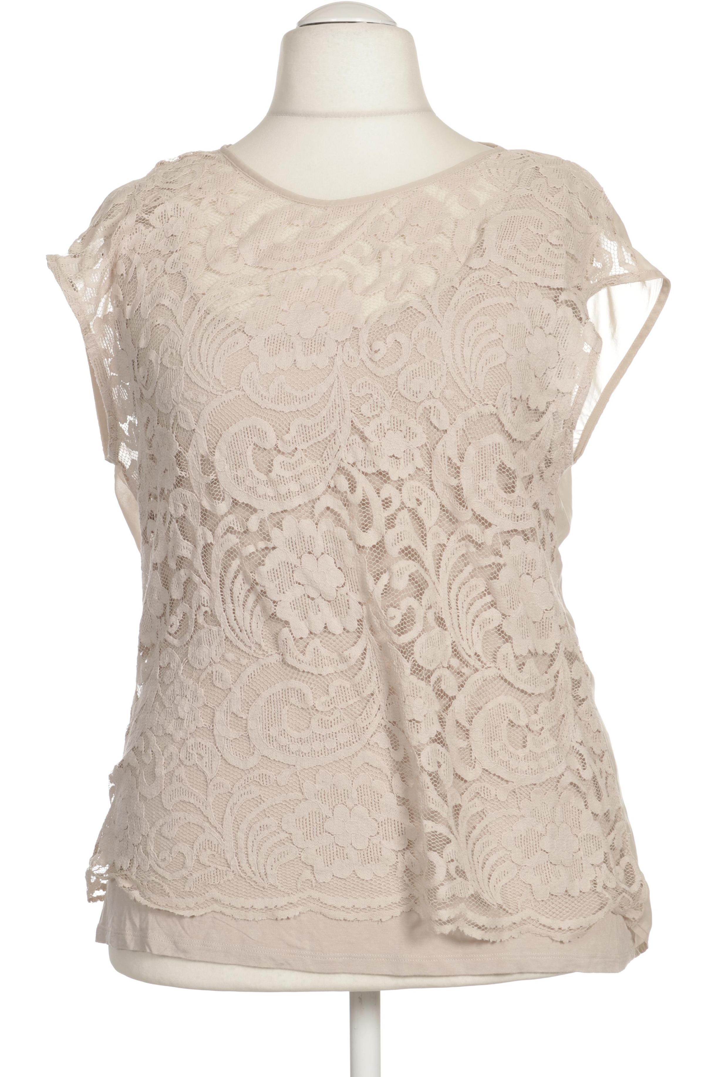 

Comma Damen Bluse, beige, Gr. 44