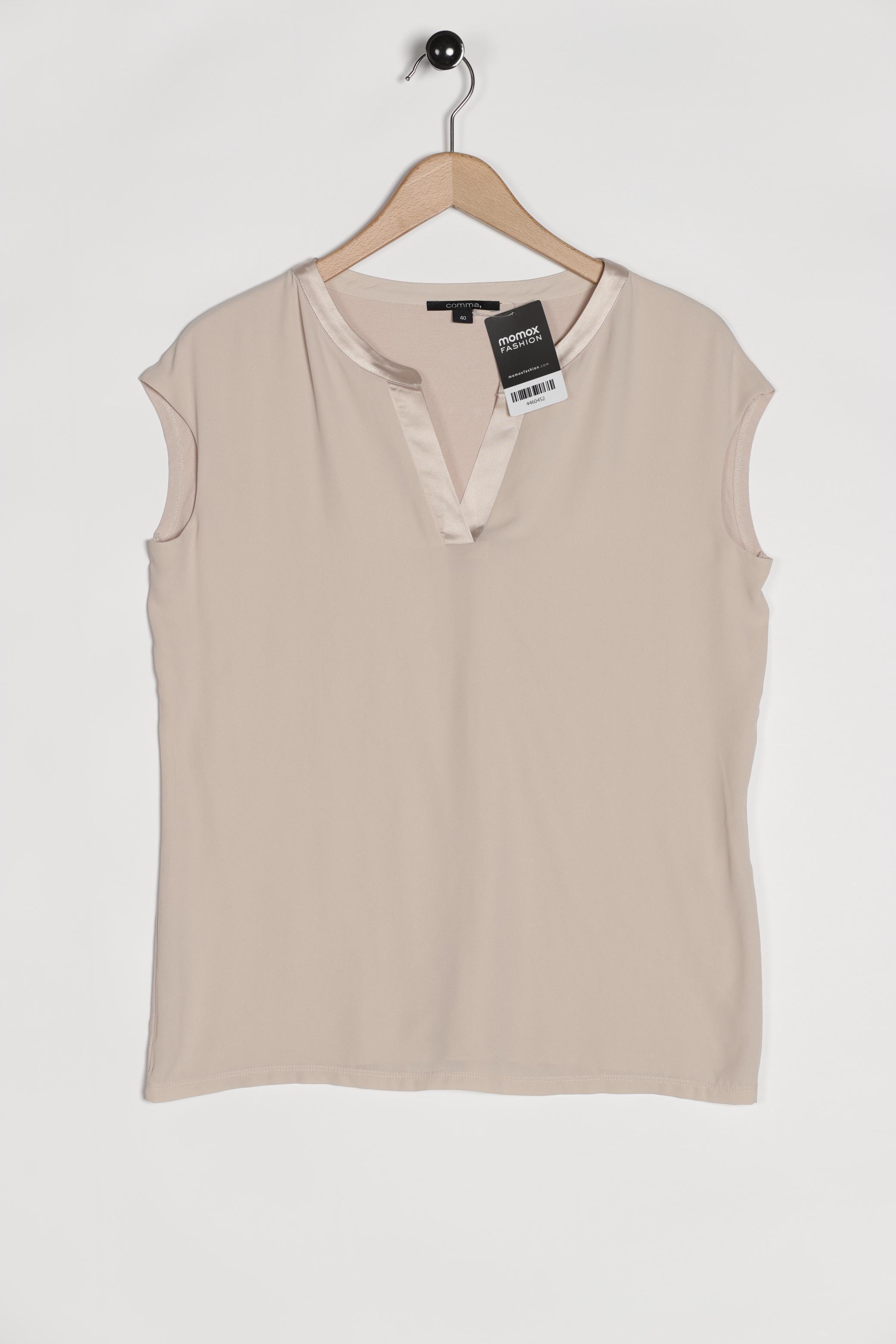 

Comma Damen Bluse, beige, Gr. 40