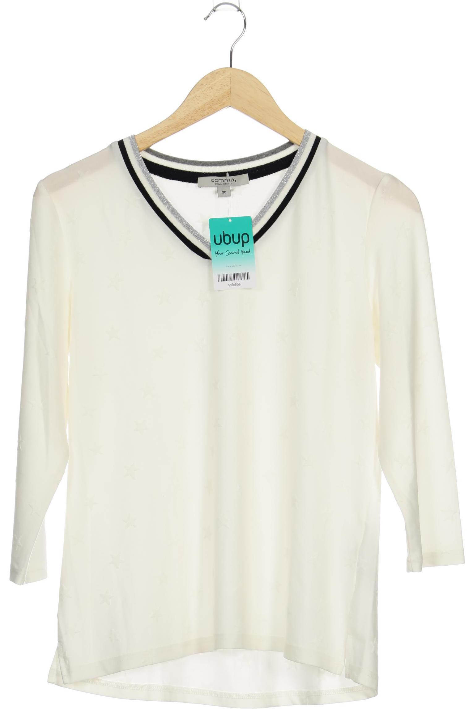

Comma Damen Bluse, weiß, Gr. 38