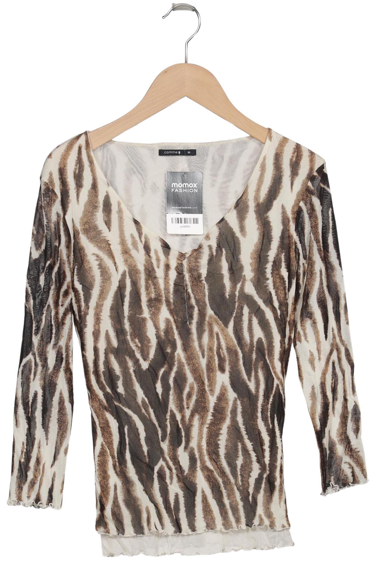 

Comma Damen Bluse, braun, Gr. 36