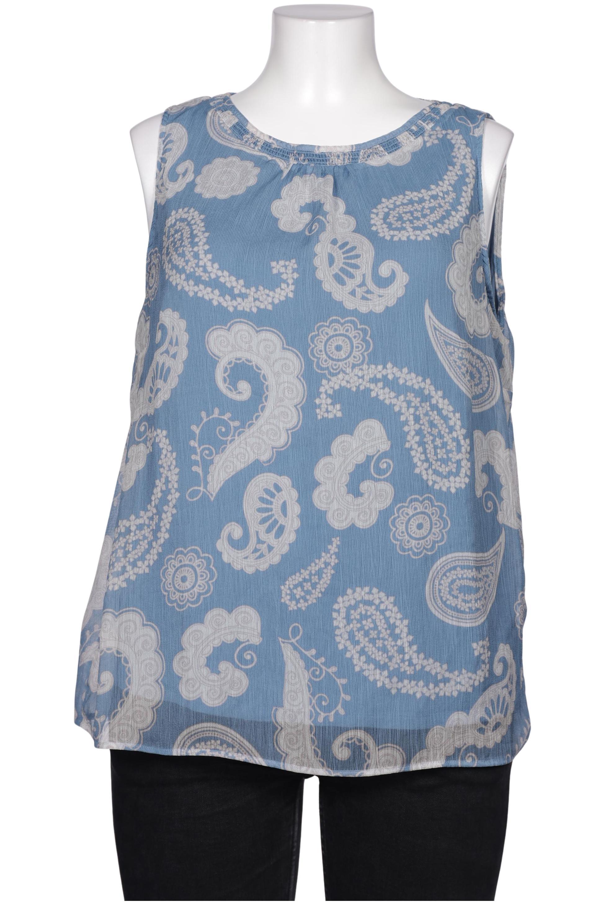 

Comma Damen Bluse, blau, Gr. 46