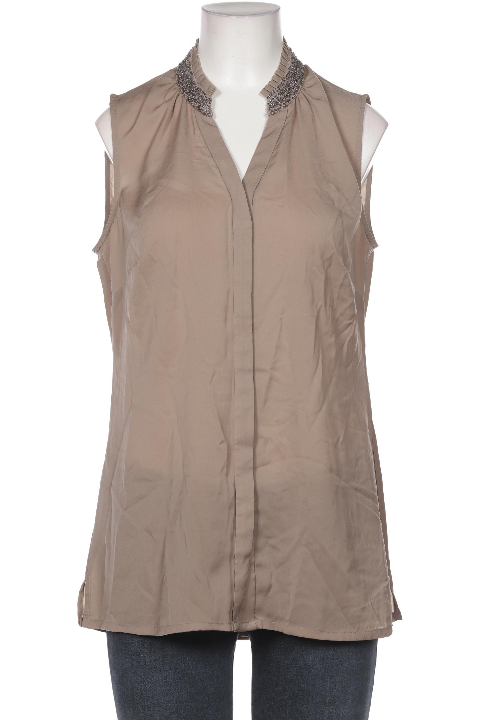 

Comma Damen Bluse, beige, Gr. 38