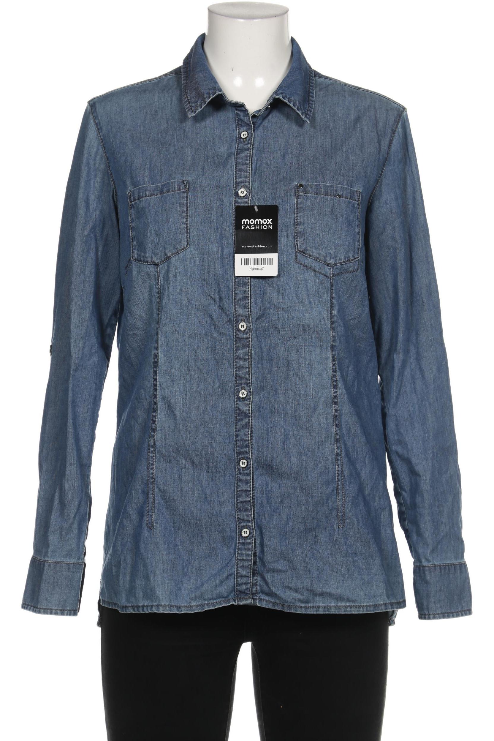 

Comma Damen Bluse, blau