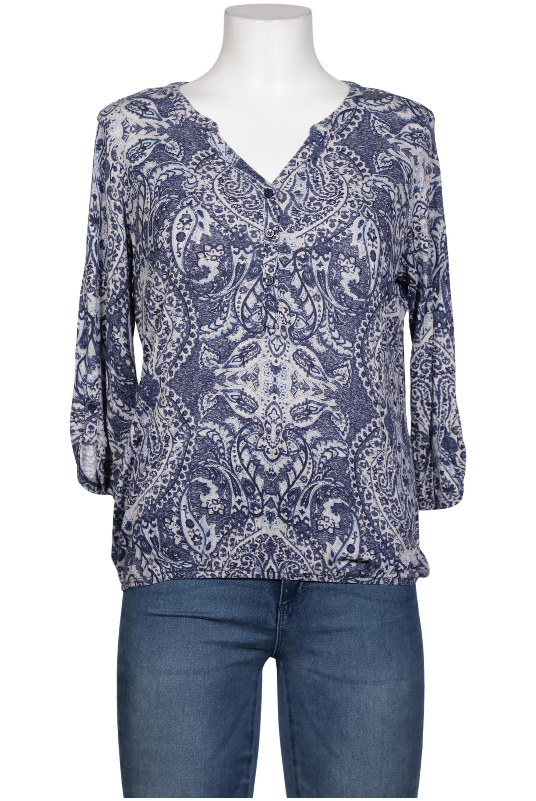 

Comma Damen Bluse, blau, Gr. 40