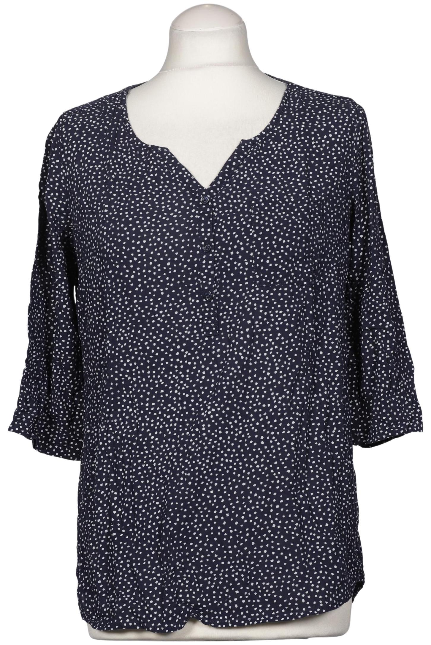 

Comma Damen Bluse, marineblau, Gr. 36