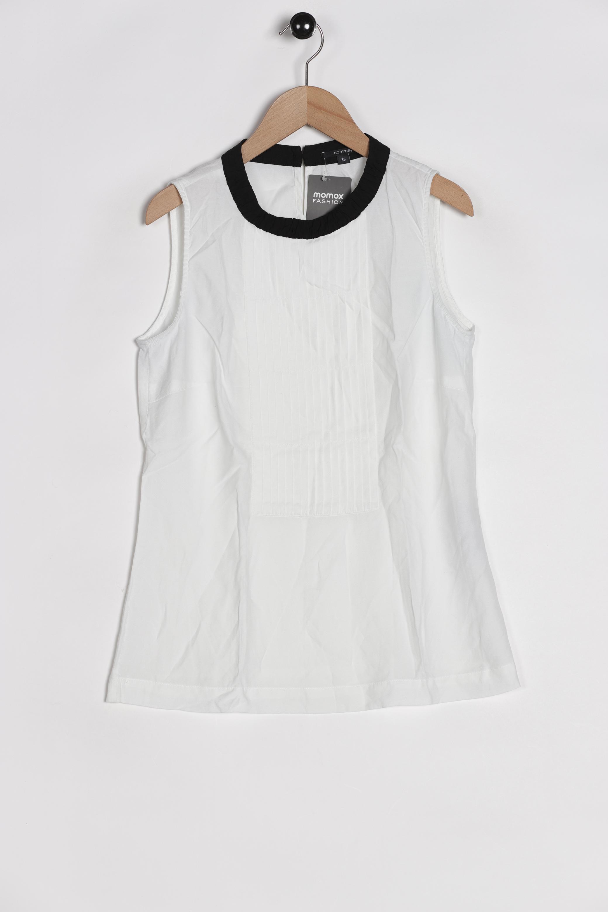 

Comma Damen Bluse, weiß, Gr. 36