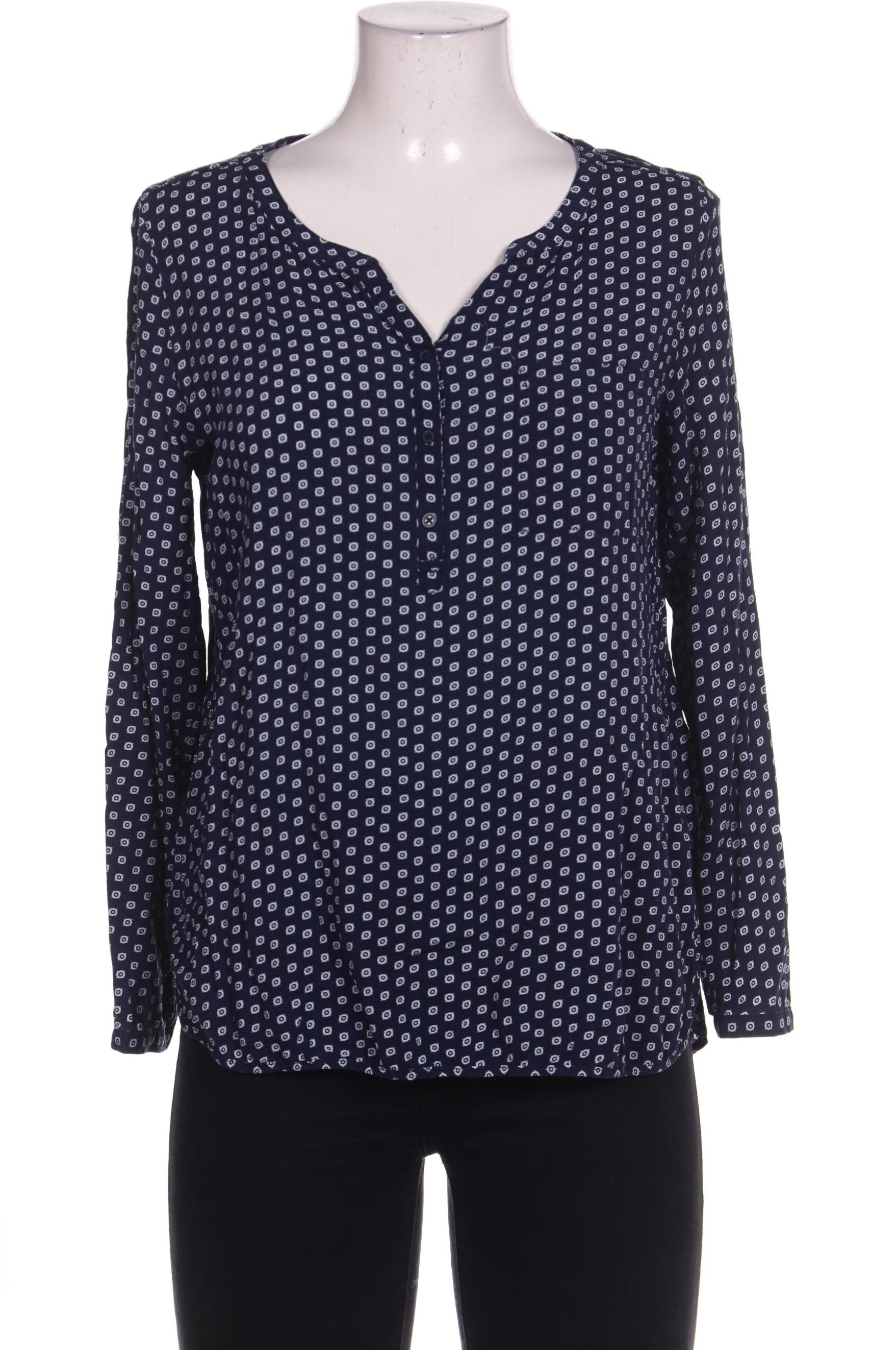 

Comma Damen Bluse, marineblau, Gr. 40