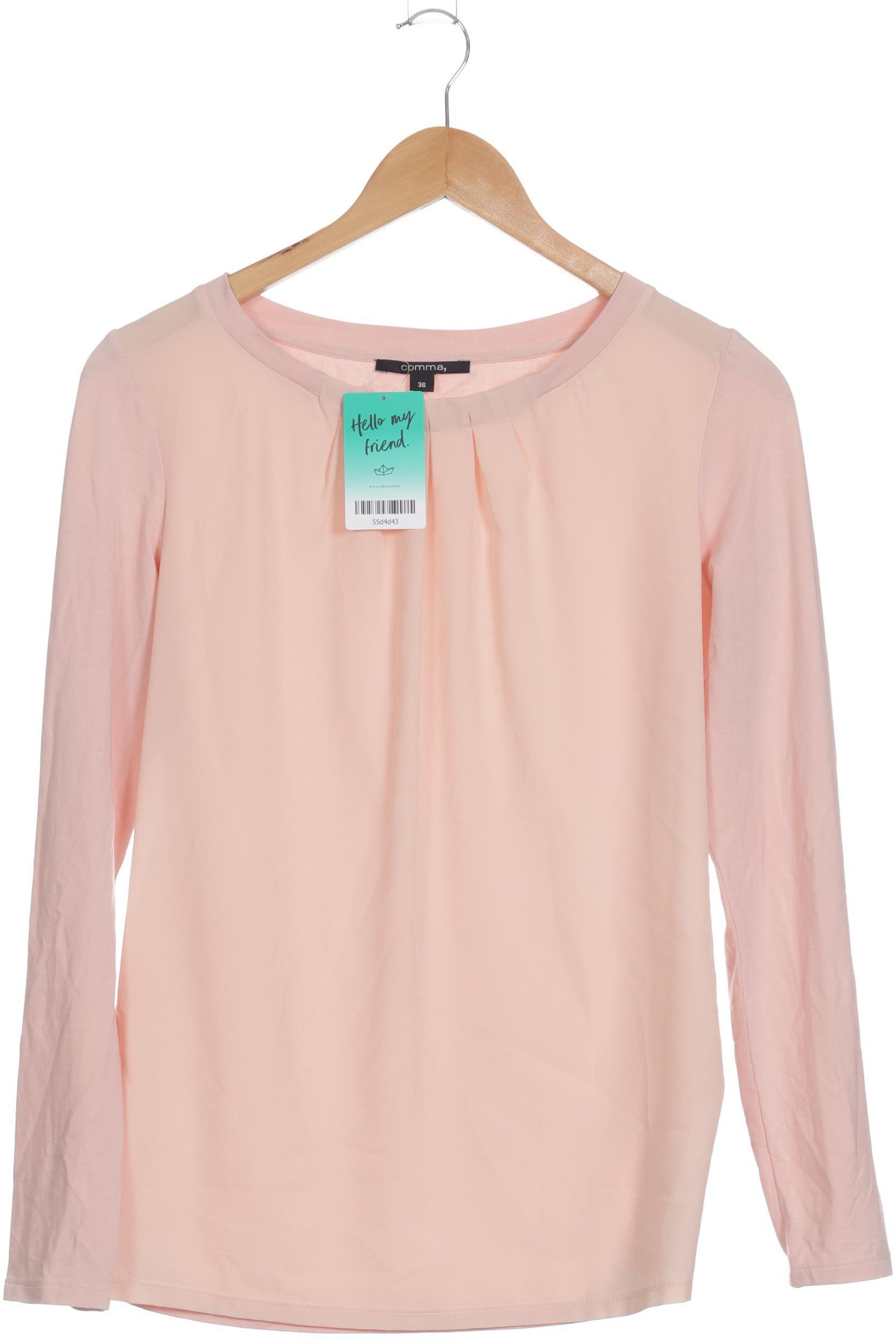 

Comma Damen Langarmshirt, pink, Gr. 36