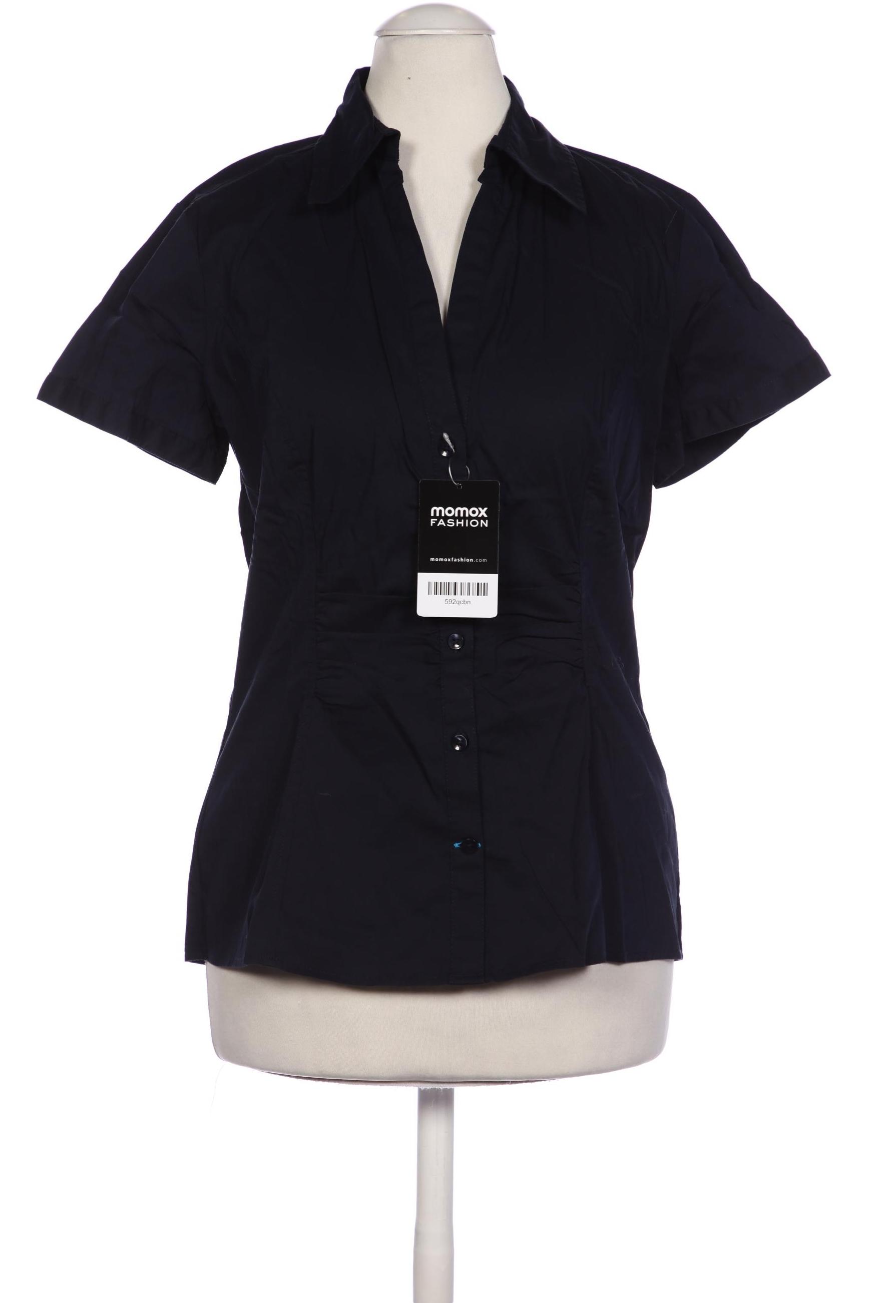 

Comma Damen Bluse, marineblau, Gr. 36