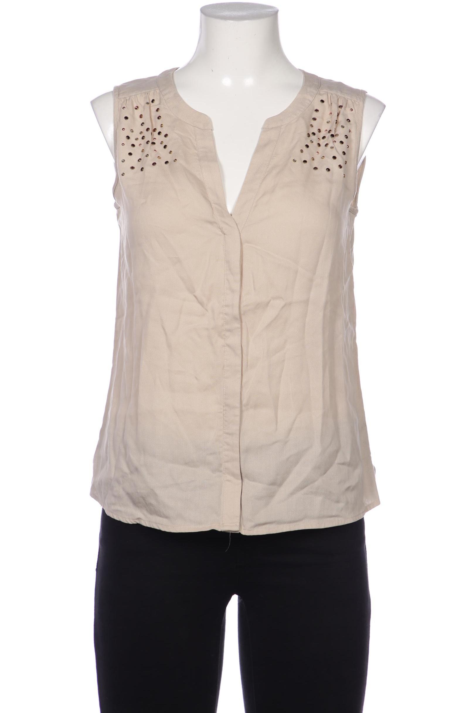 

Comma Damen Bluse, beige, Gr. 36