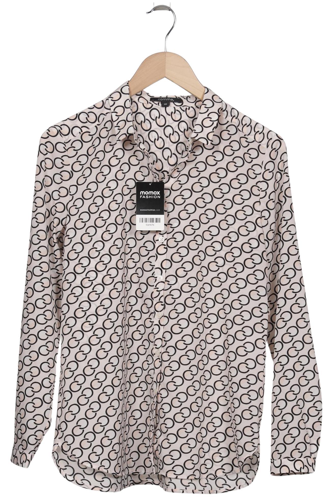 

Comma Damen Bluse, beige, Gr. 36