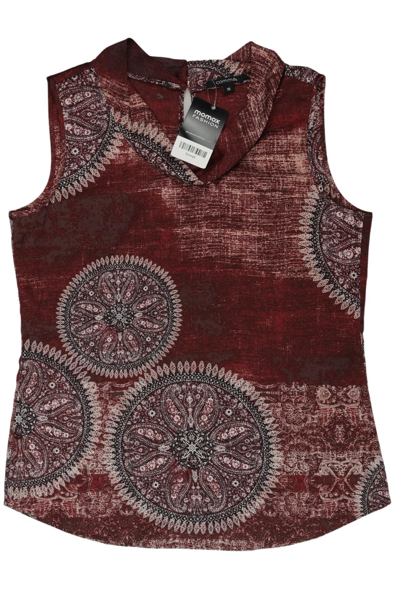 

Comma Damen Bluse, bordeaux, Gr. 36