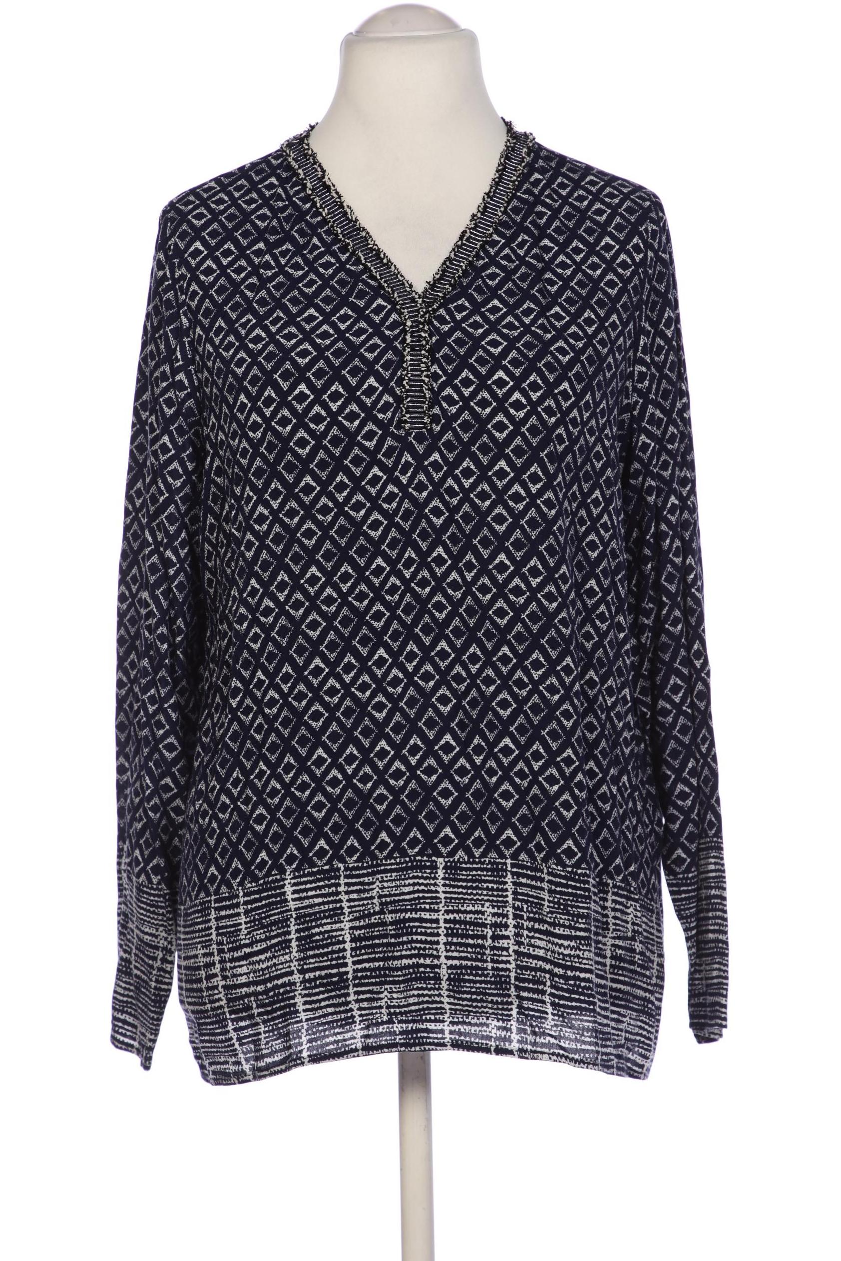 

Comma Damen Bluse, marineblau, Gr. 42