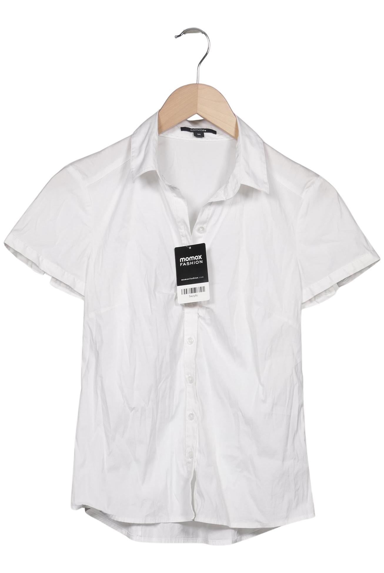 

Comma Damen Bluse, weiß, Gr. 34