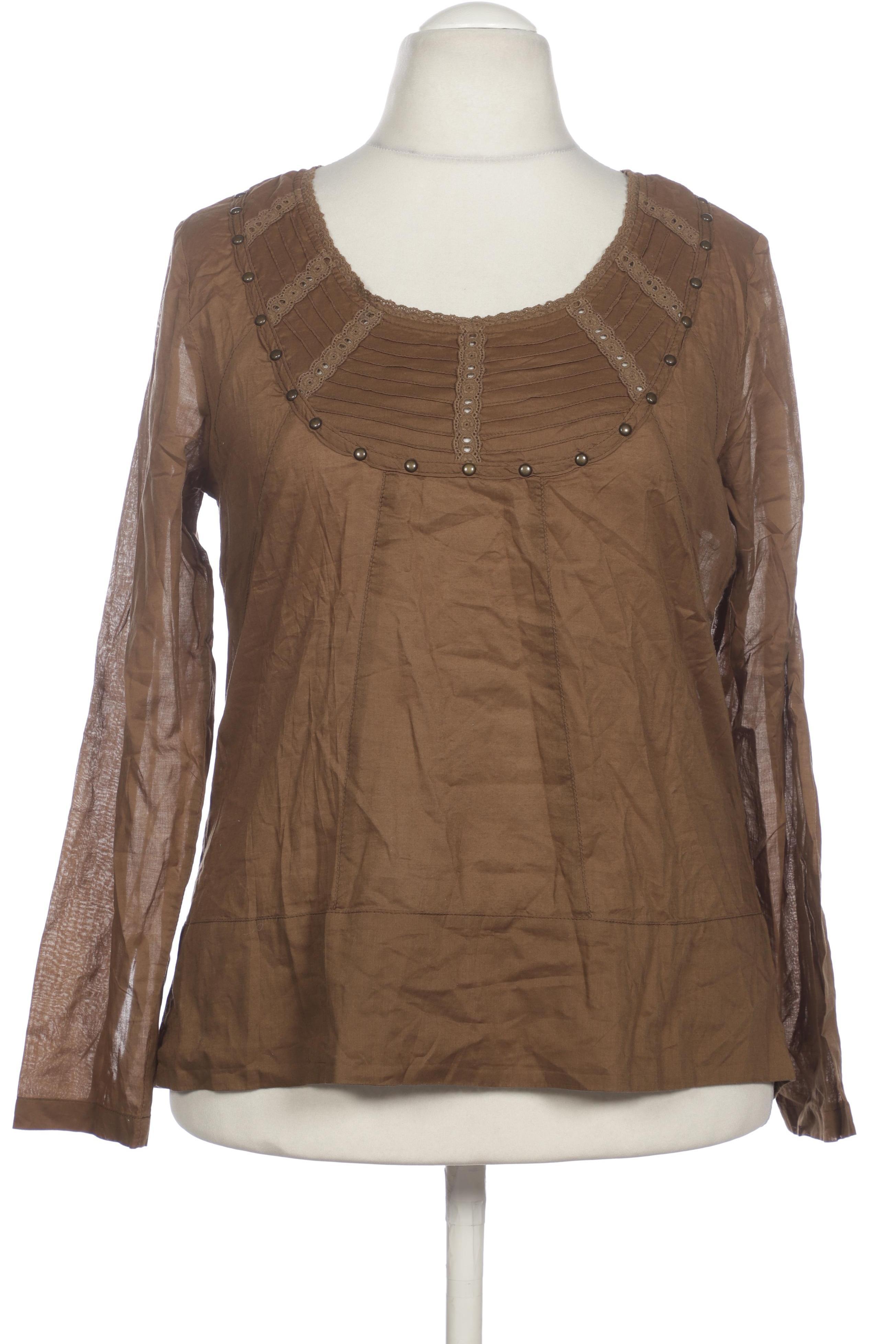 

Comma Damen Bluse, braun, Gr. 44