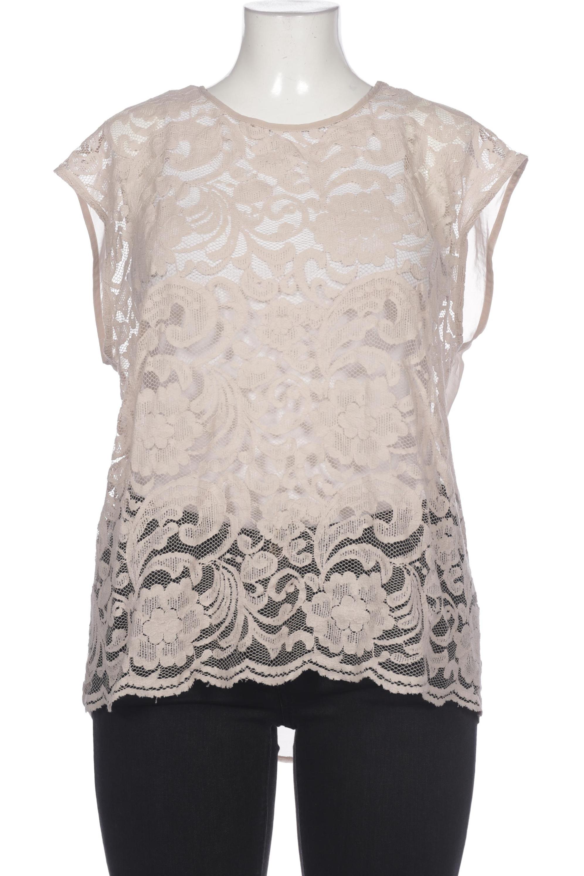

Comma Damen Bluse, beige, Gr. 44