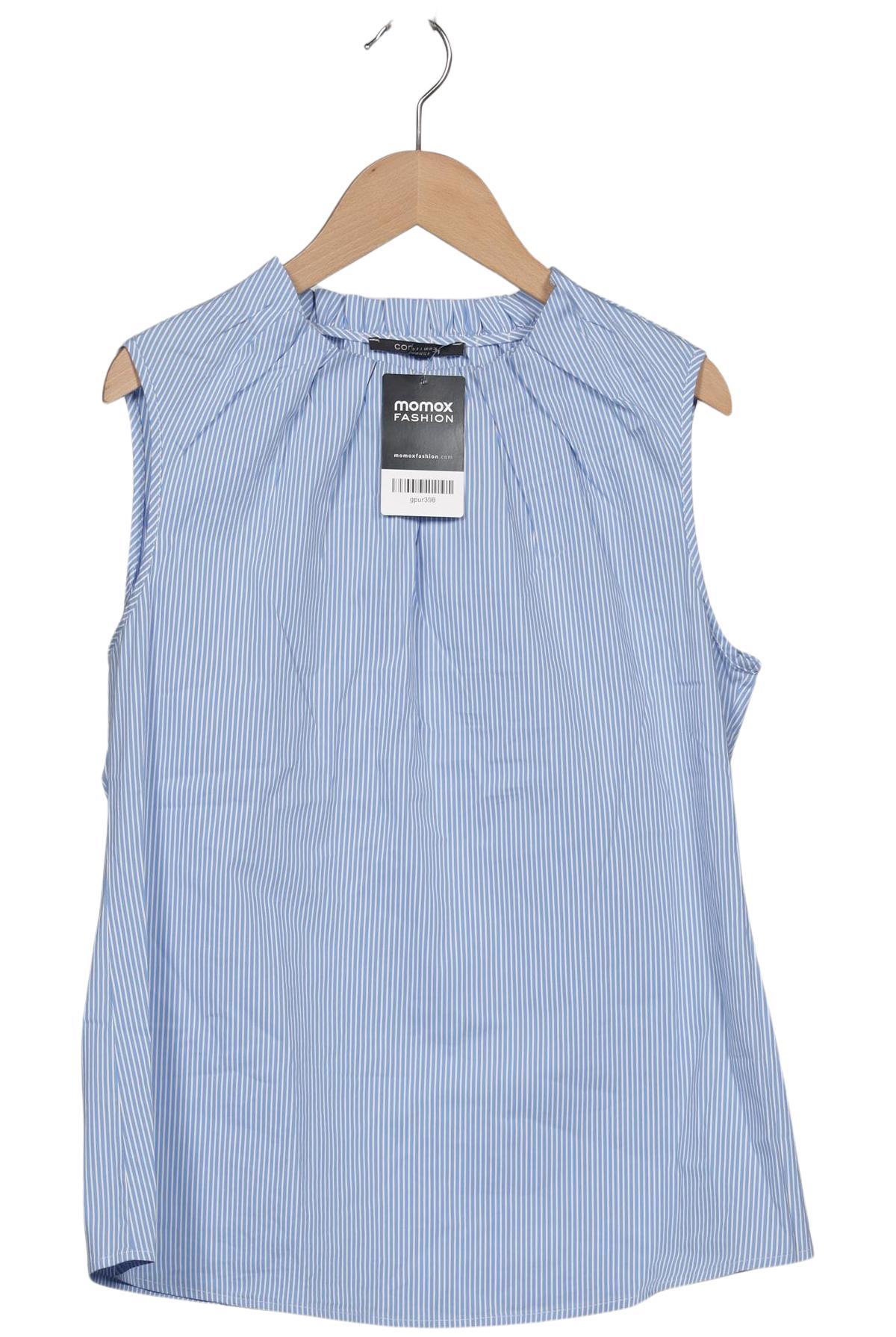 

Comma Damen Bluse, blau, Gr. 38