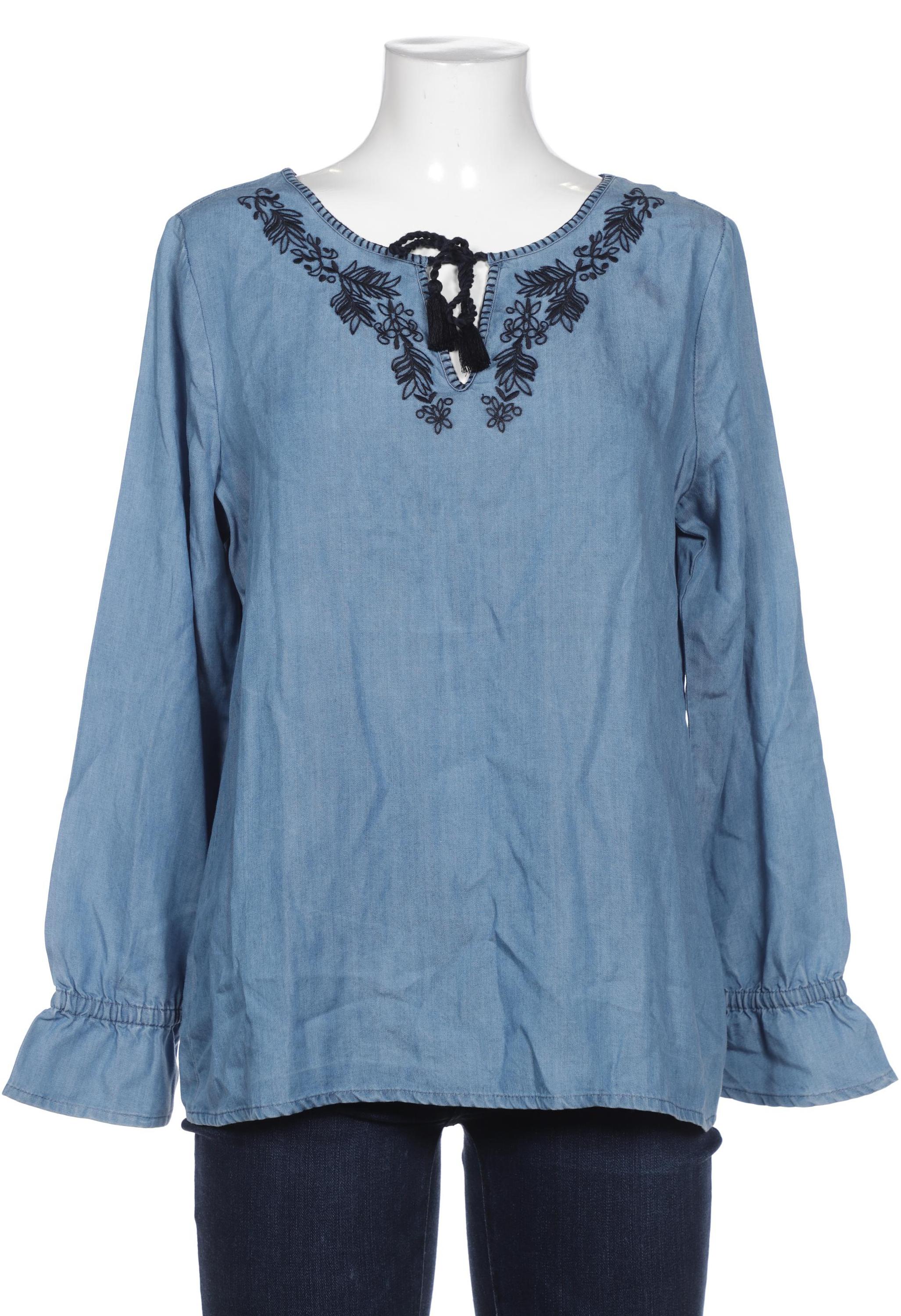 

Comma Damen Bluse, blau, Gr. 40