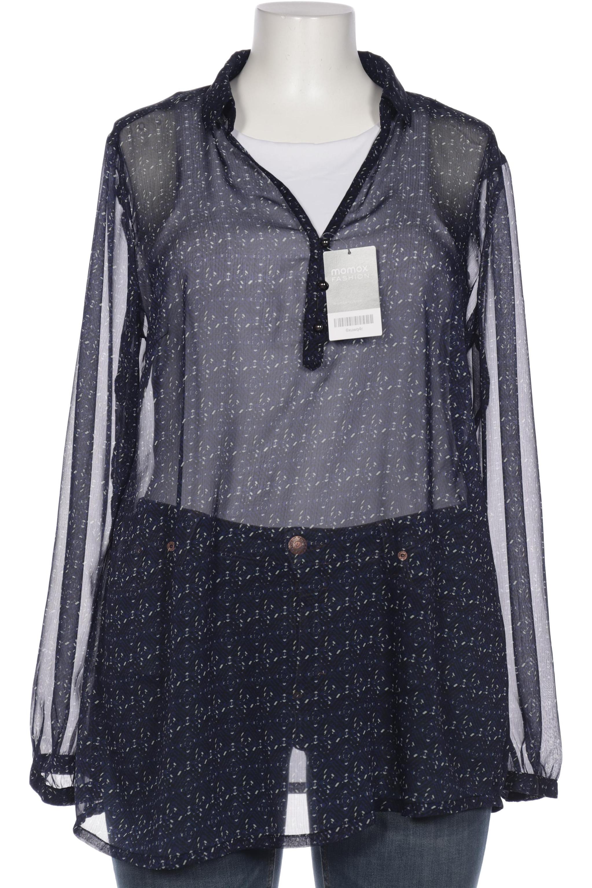 

Comma Damen Bluse, marineblau, Gr. 46