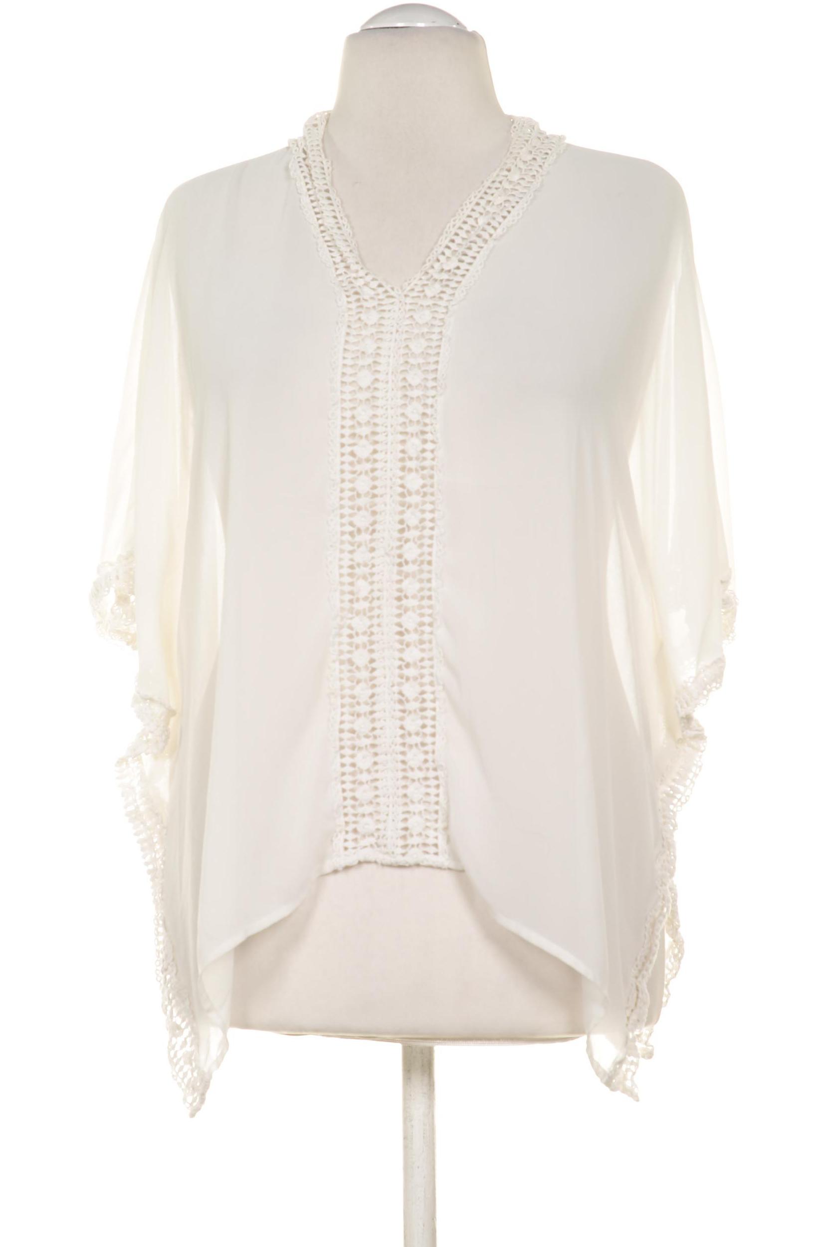 

Comma Damen Bluse, weiß, Gr. 46
