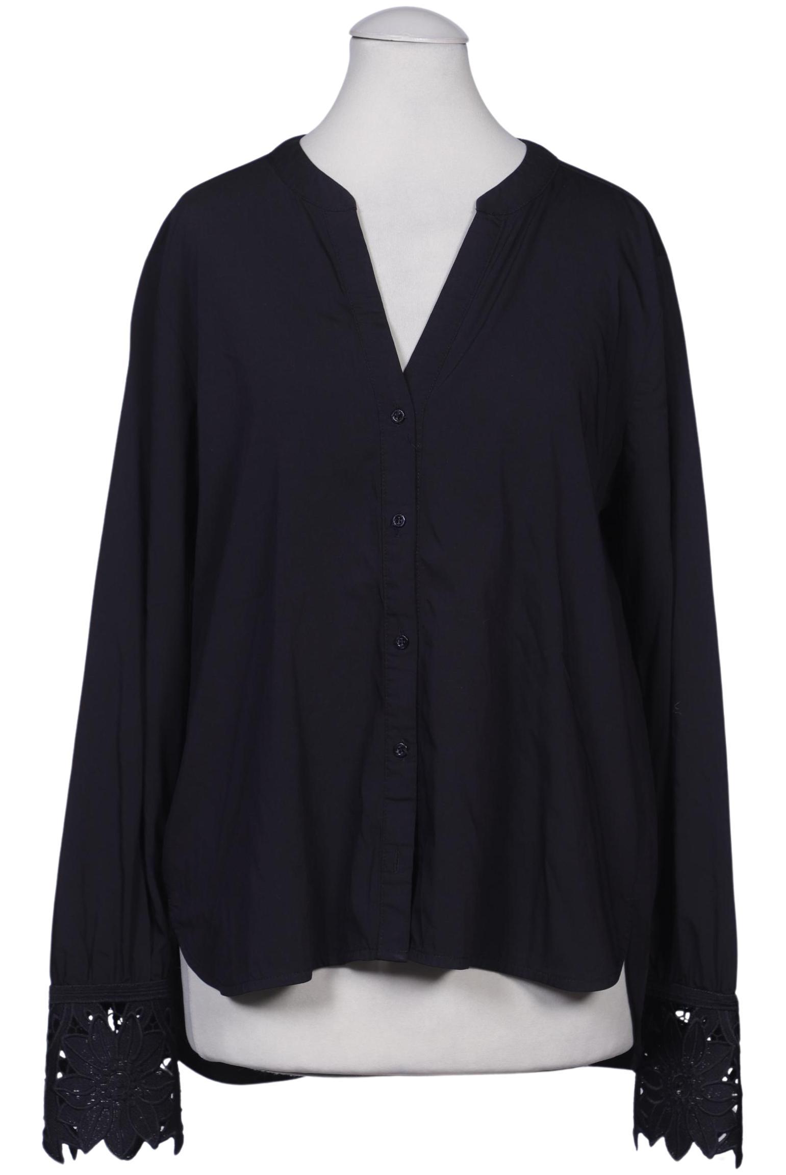 

Comma Damen Bluse, marineblau, Gr. 34