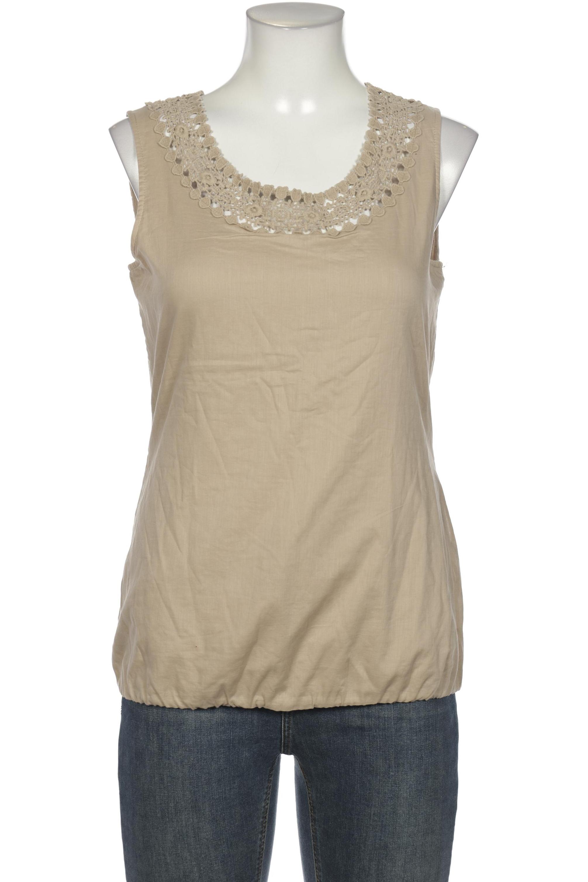 

Comma Damen Bluse, beige, Gr. 36
