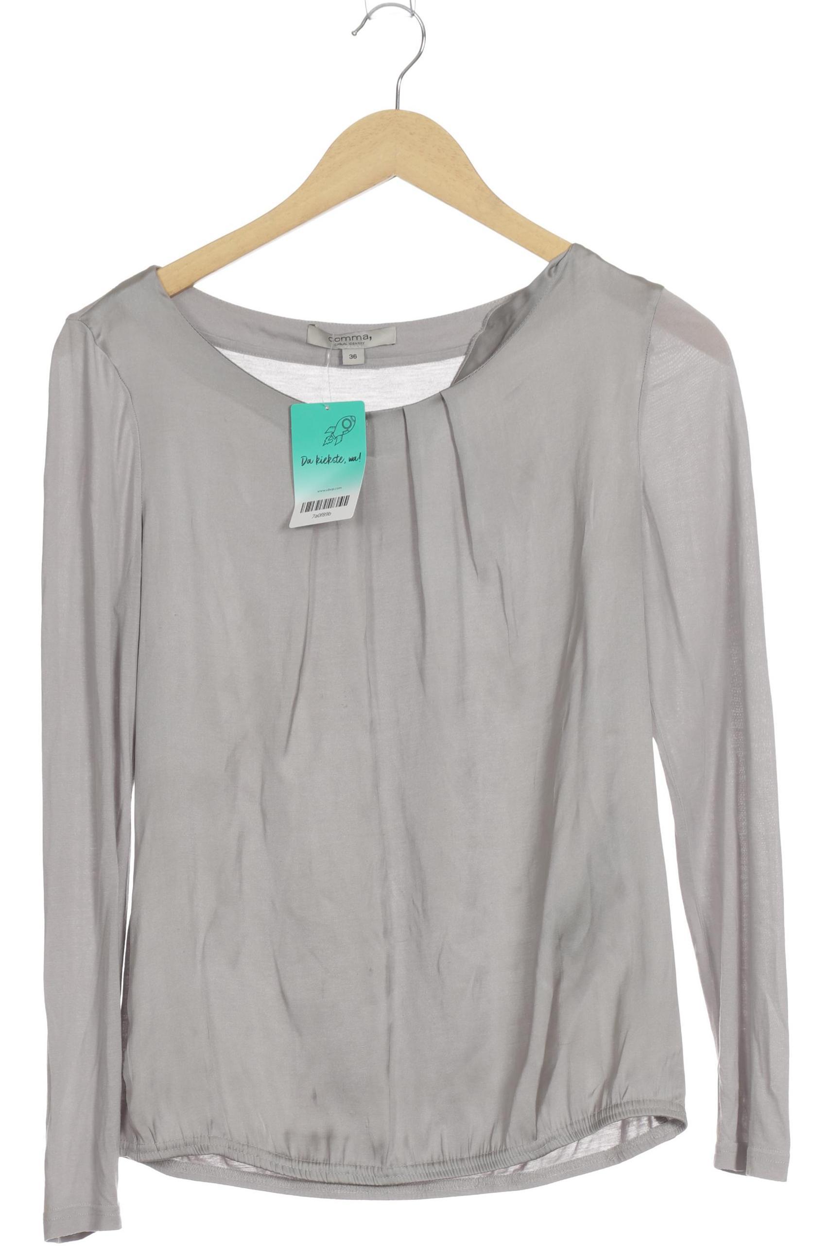 

Comma Damen Bluse, grau, Gr. 36