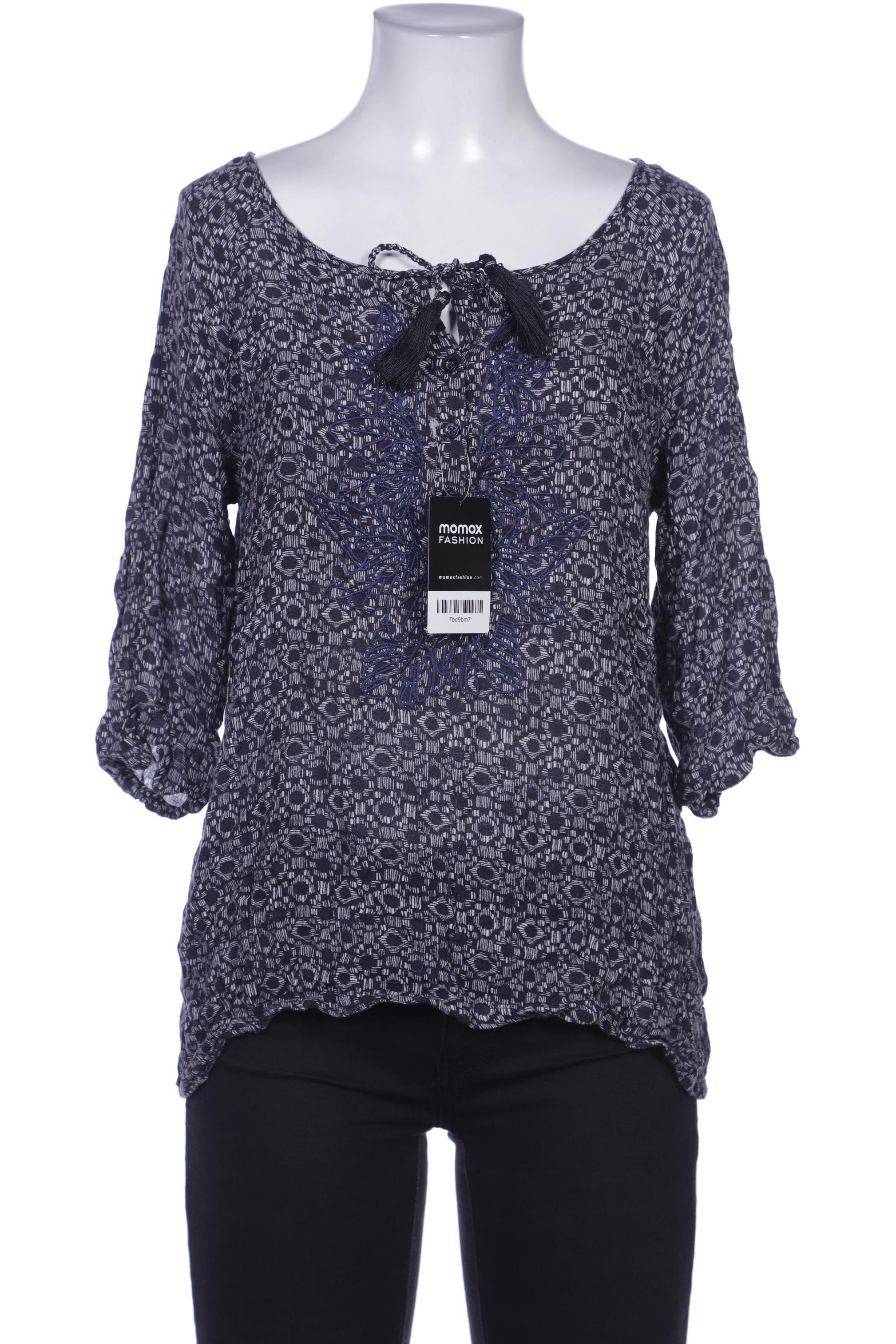 

Comma Damen Bluse, marineblau, Gr. 36