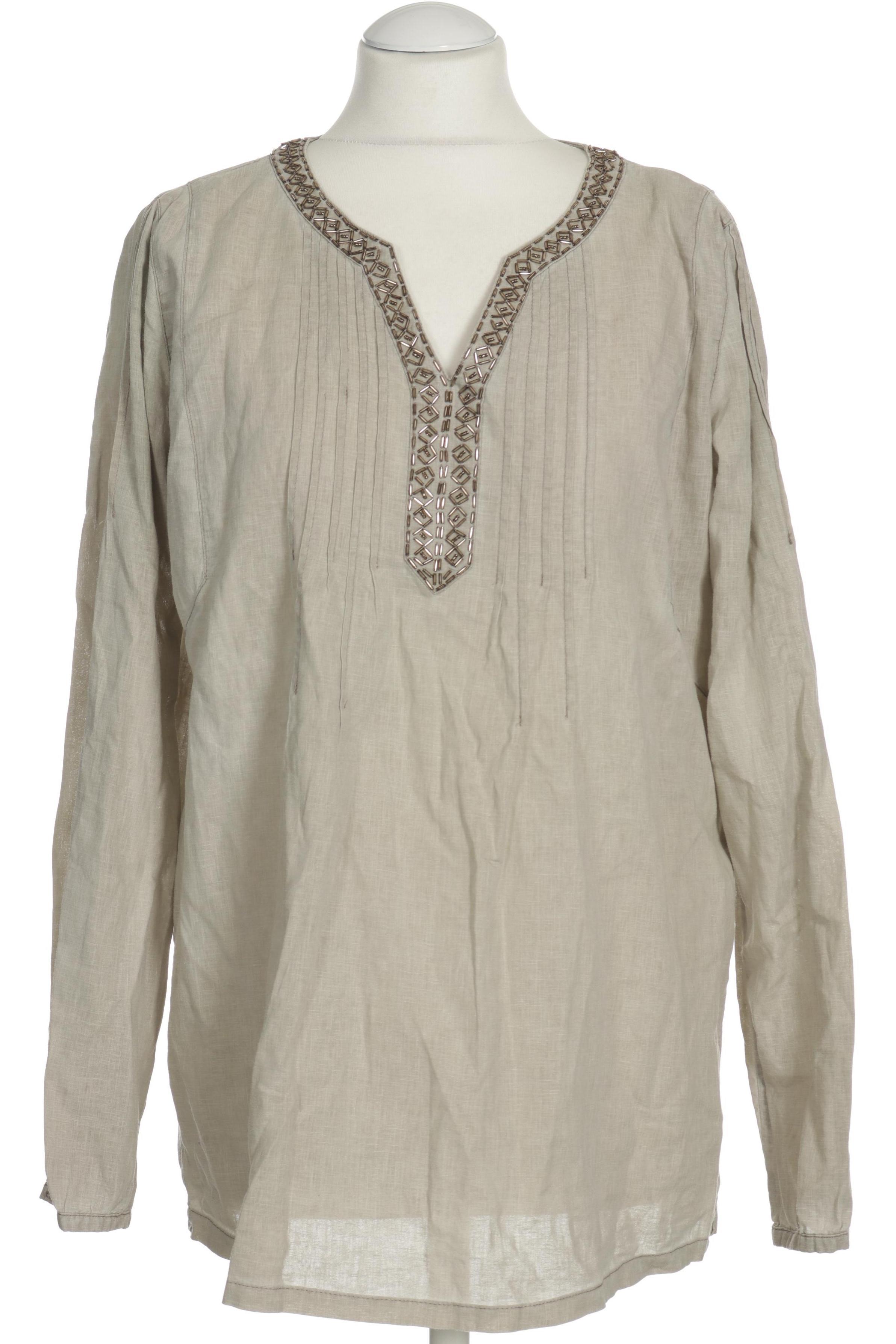 

Comma Damen Bluse, beige, Gr. 40