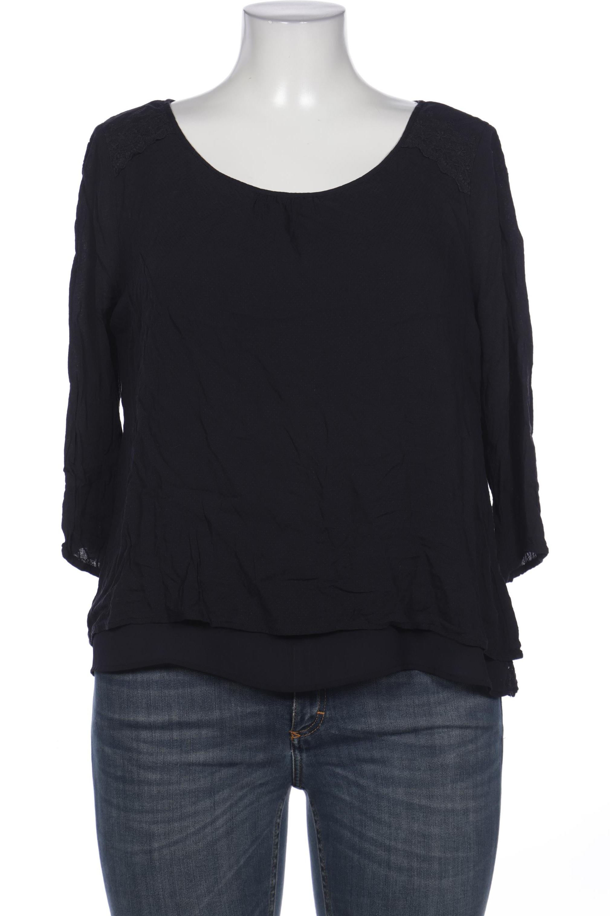

Comma Damen Bluse, marineblau
