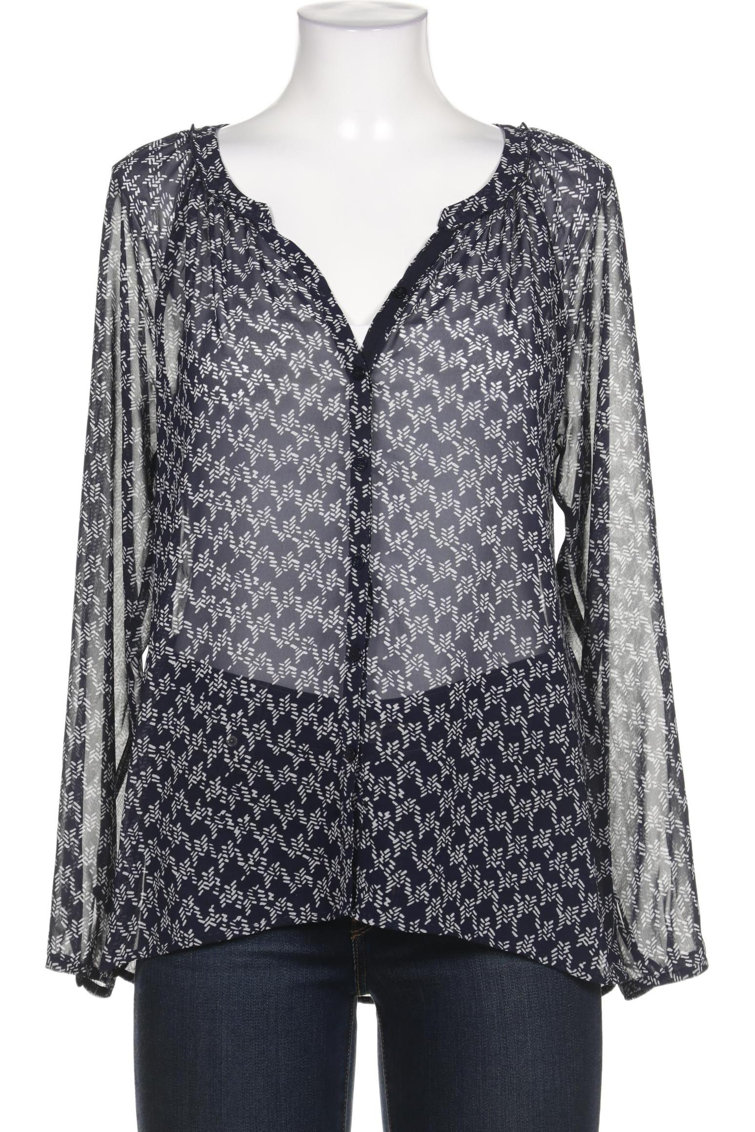 

Comma Damen Bluse, marineblau, Gr. 40