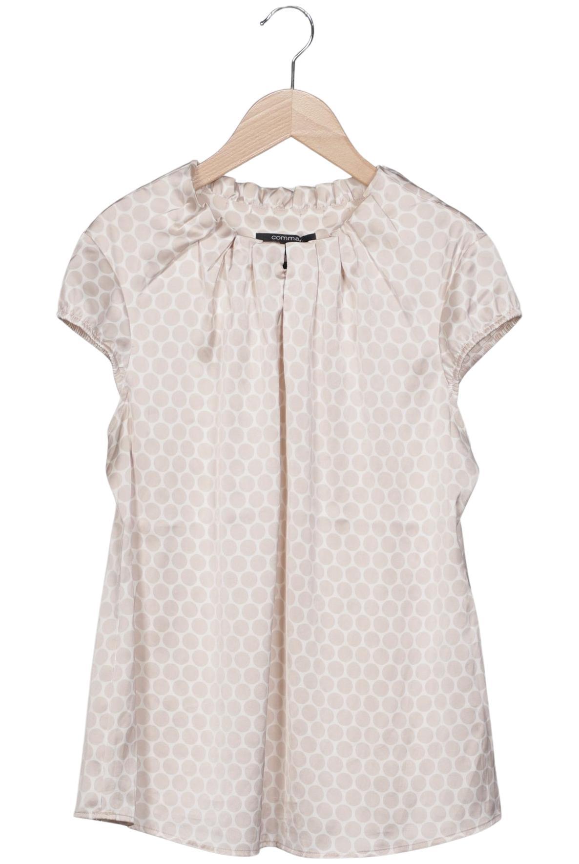 

Comma Damen Bluse, beige, Gr. 38
