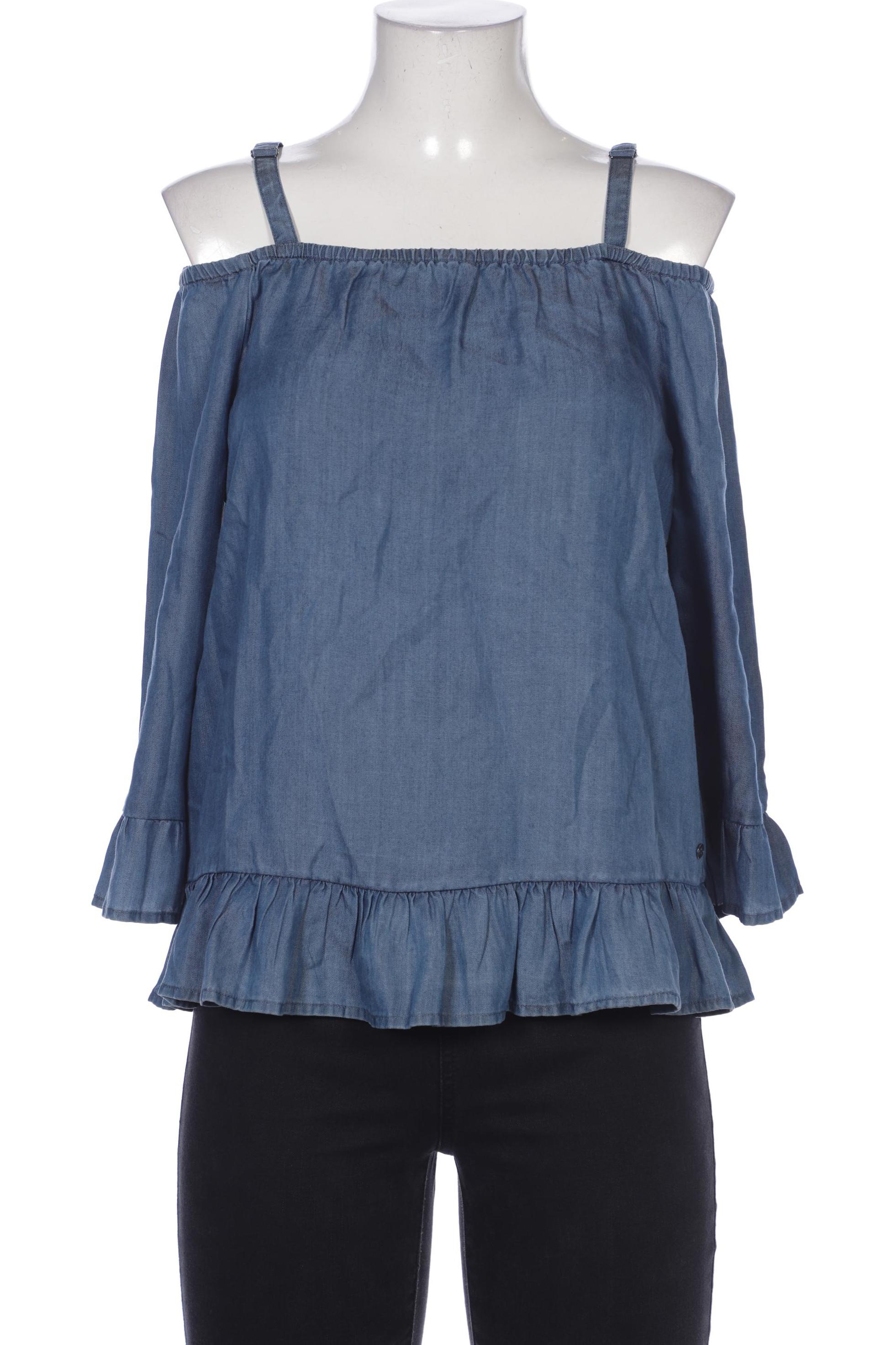 

Comma Damen Bluse, blau, Gr. 40