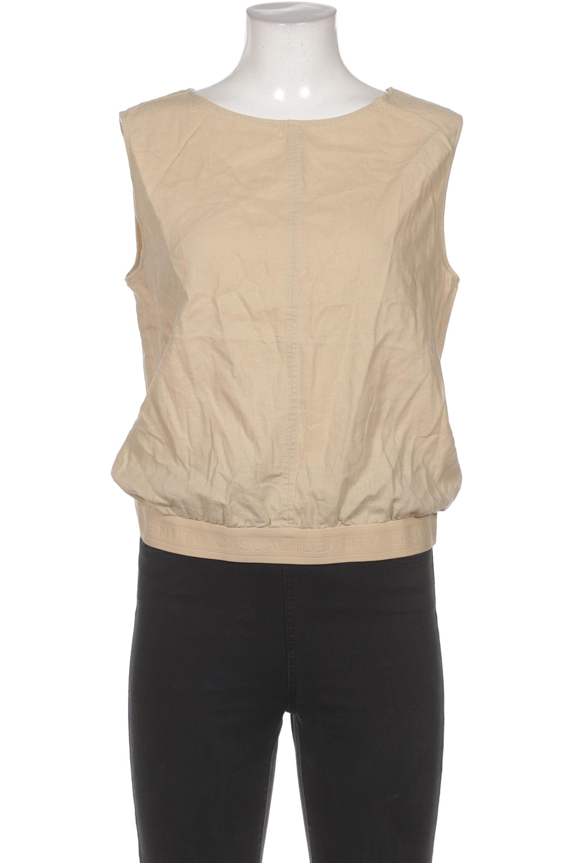 

Comma Damen Bluse, beige, Gr. 38