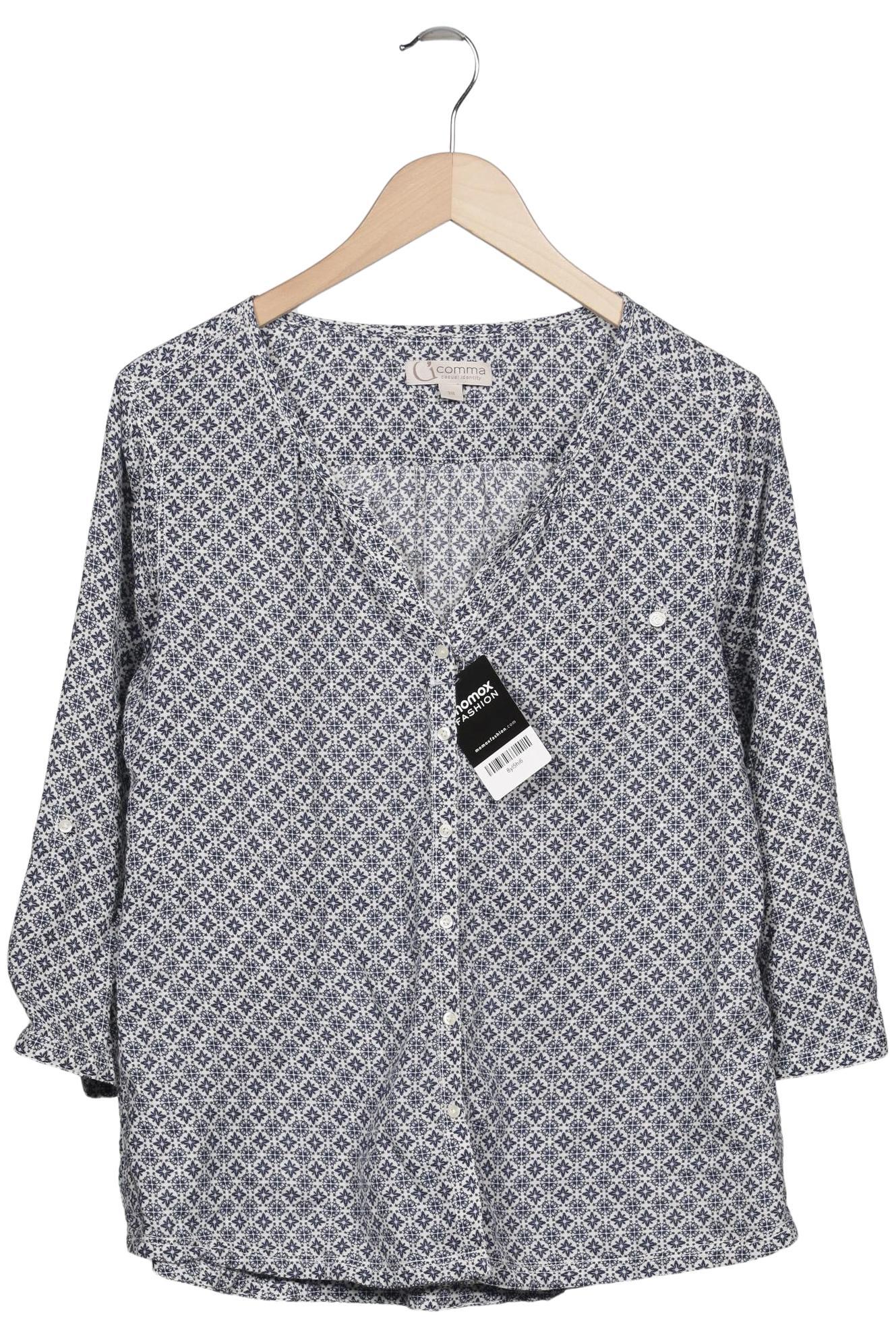 

Comma Damen Bluse, marineblau, Gr. 38