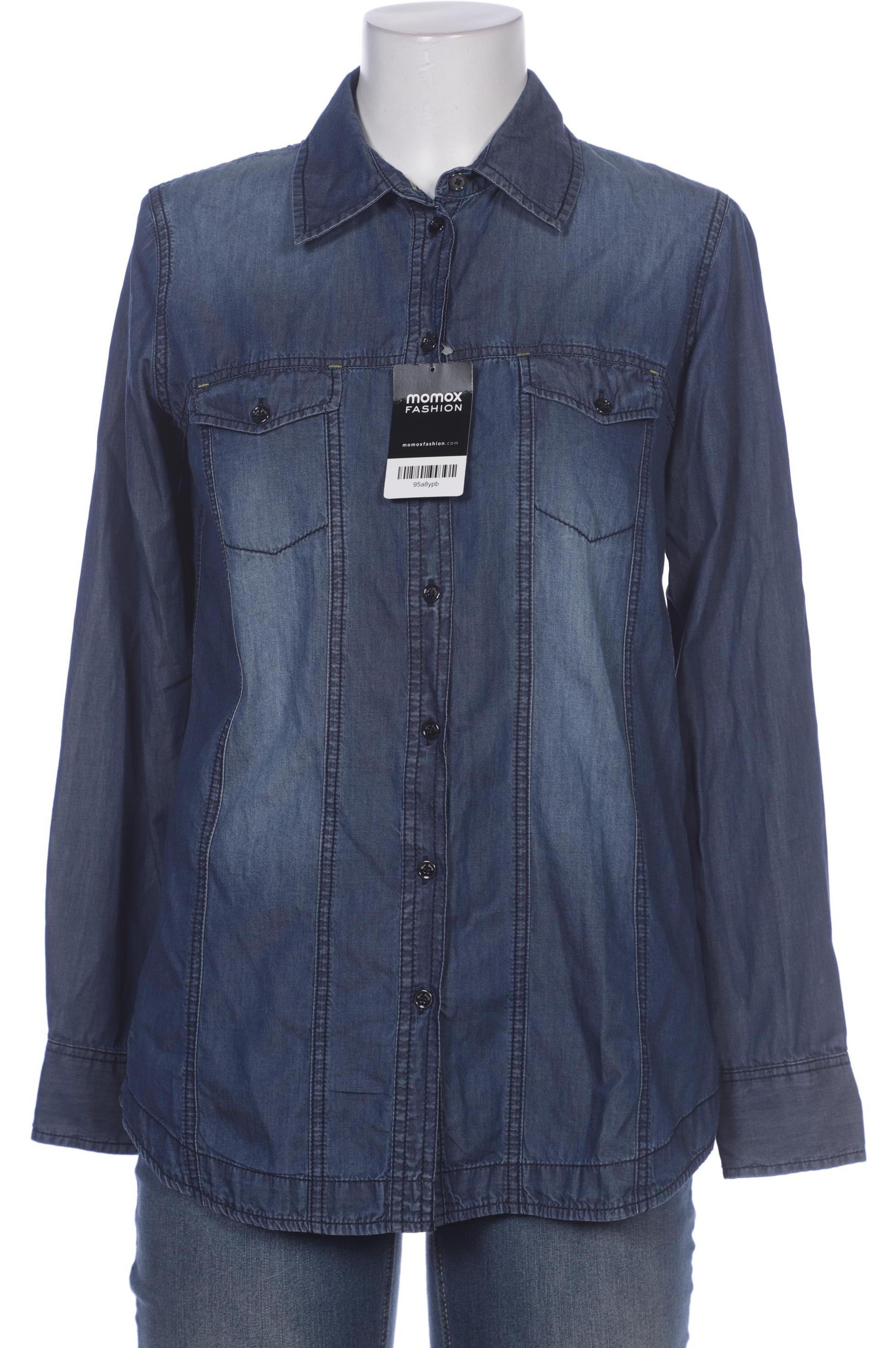 

Comma Damen Bluse, blau, Gr. 36