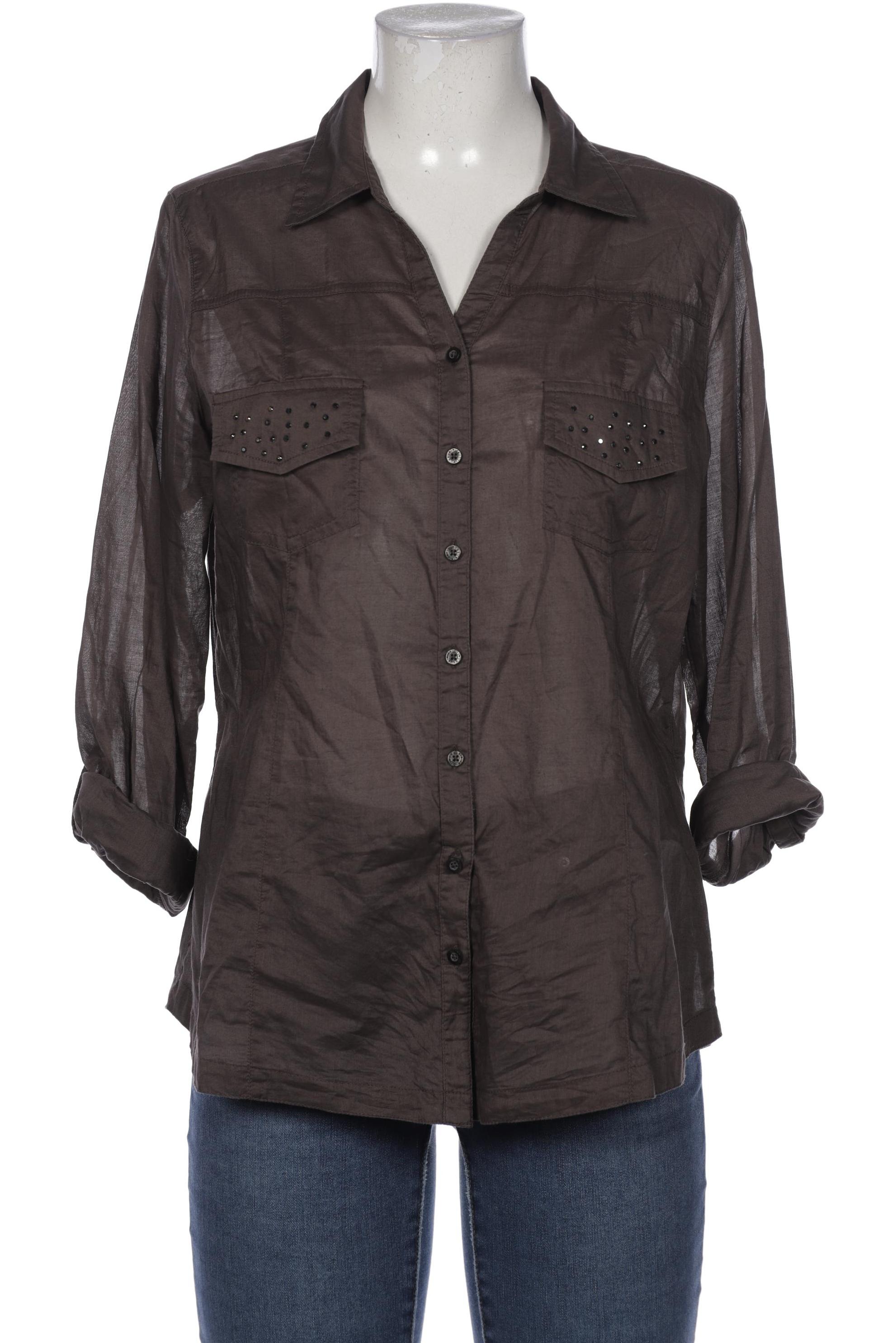 

Comma Damen Bluse, braun, Gr. 42