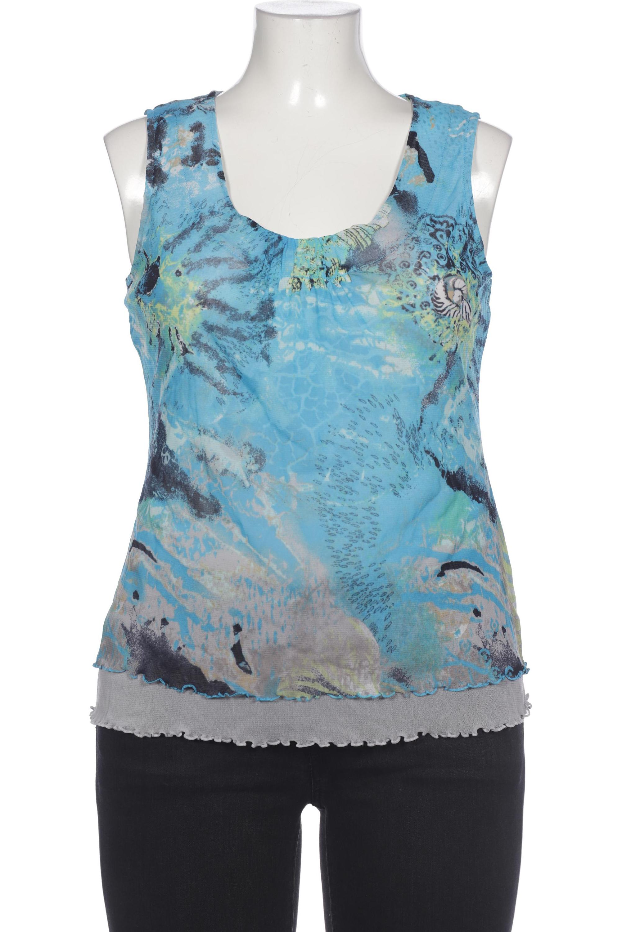 

Comma Damen Bluse, blau, Gr. 44