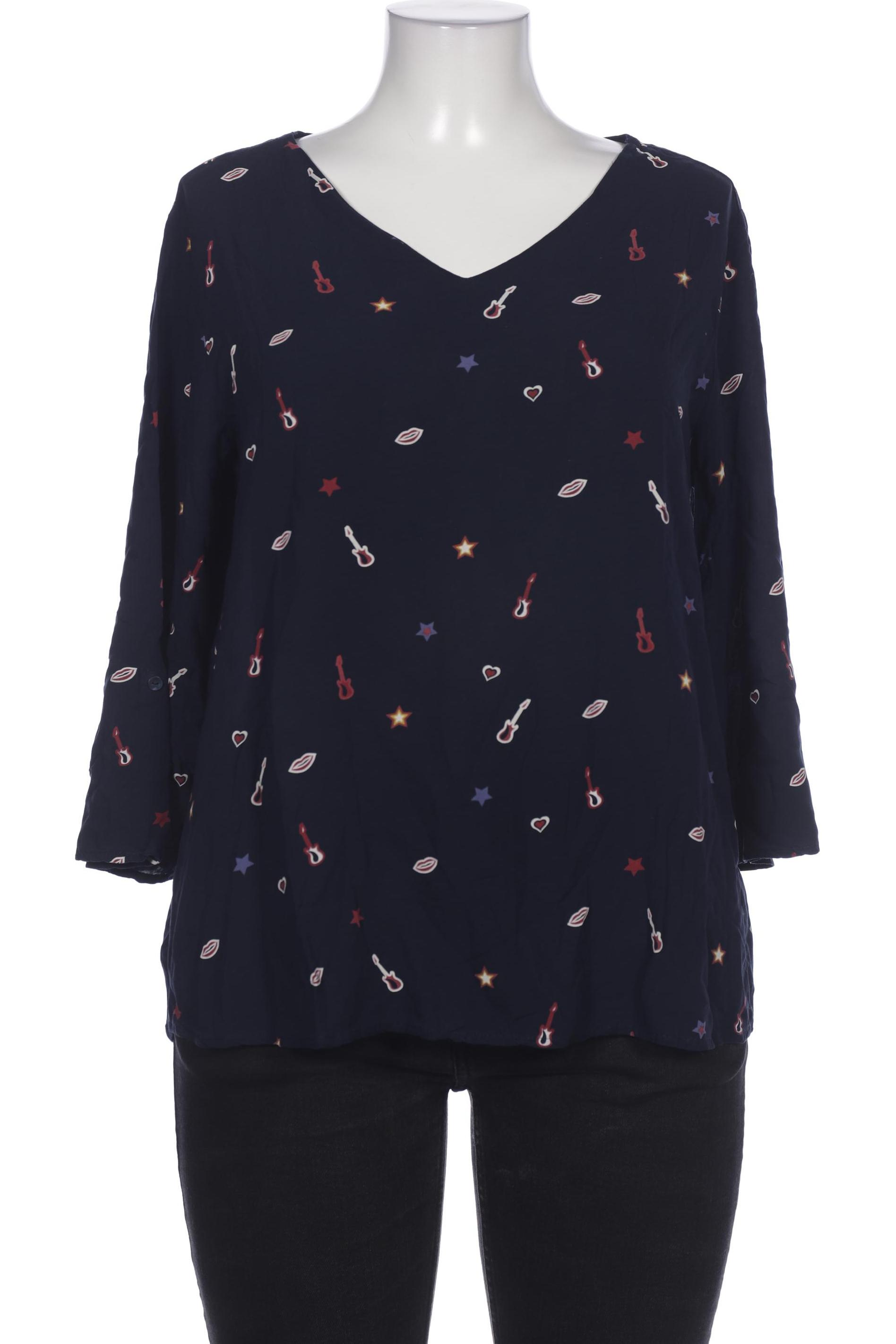 

Comma Damen Bluse, marineblau