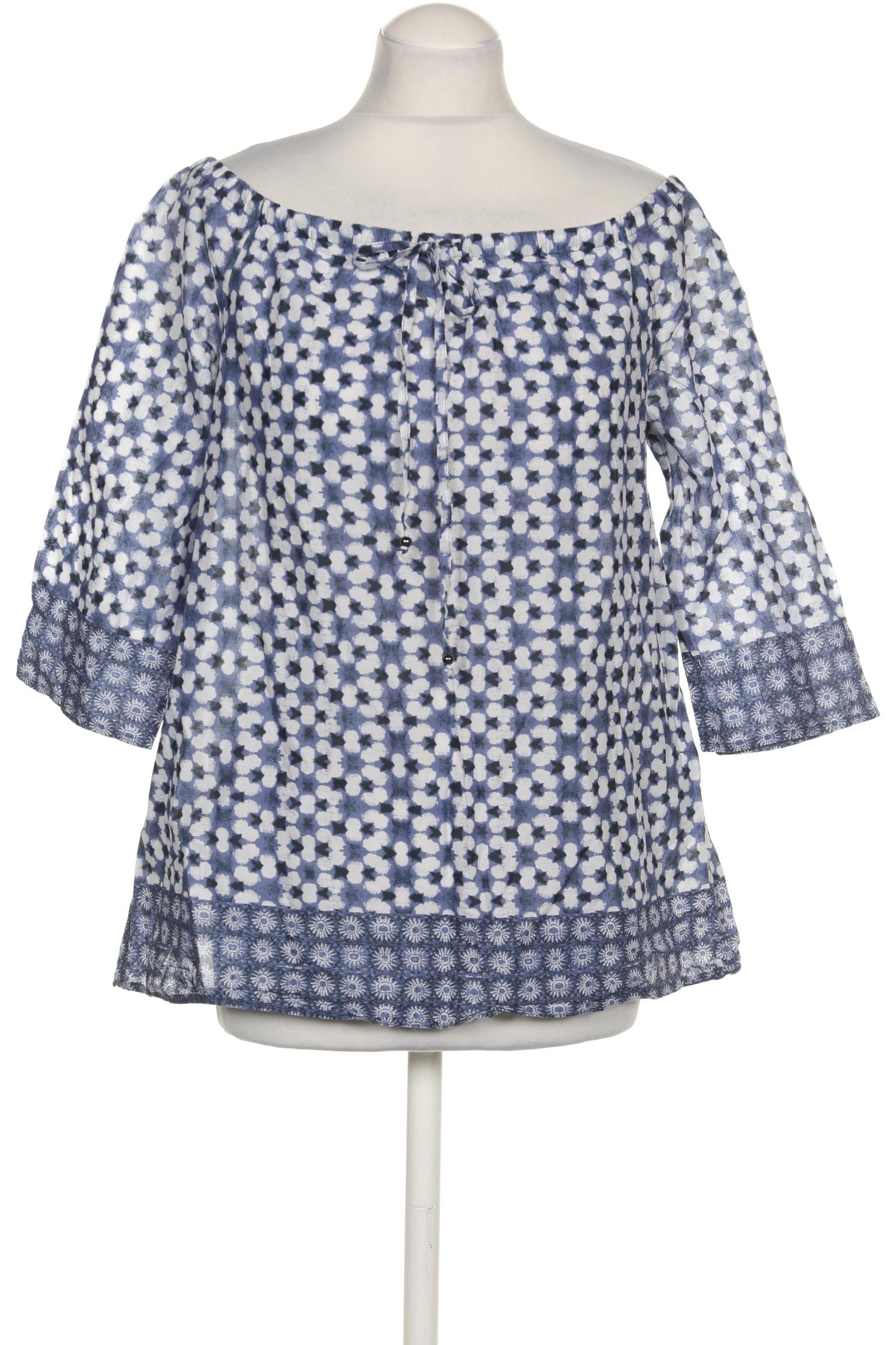

Comma Damen Bluse, blau, Gr. 40
