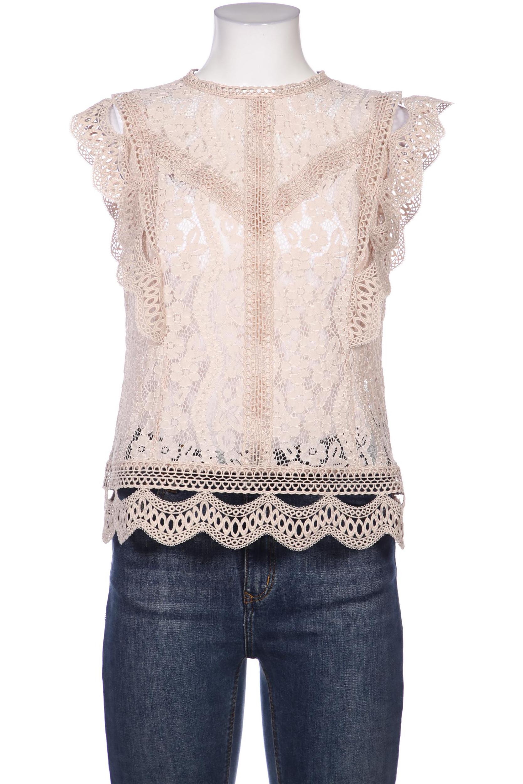 

Comma Damen Bluse, beige, Gr. 40