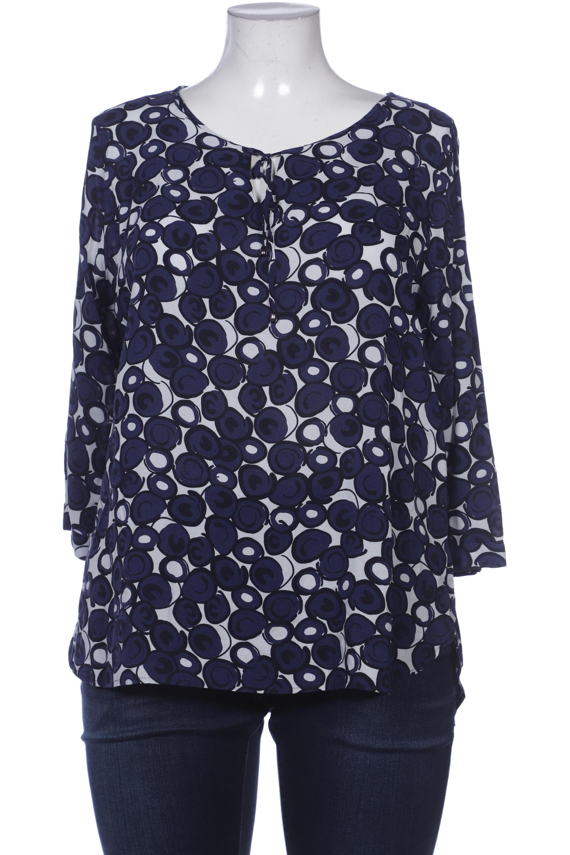 

Comma Damen Bluse, marineblau, Gr. 42