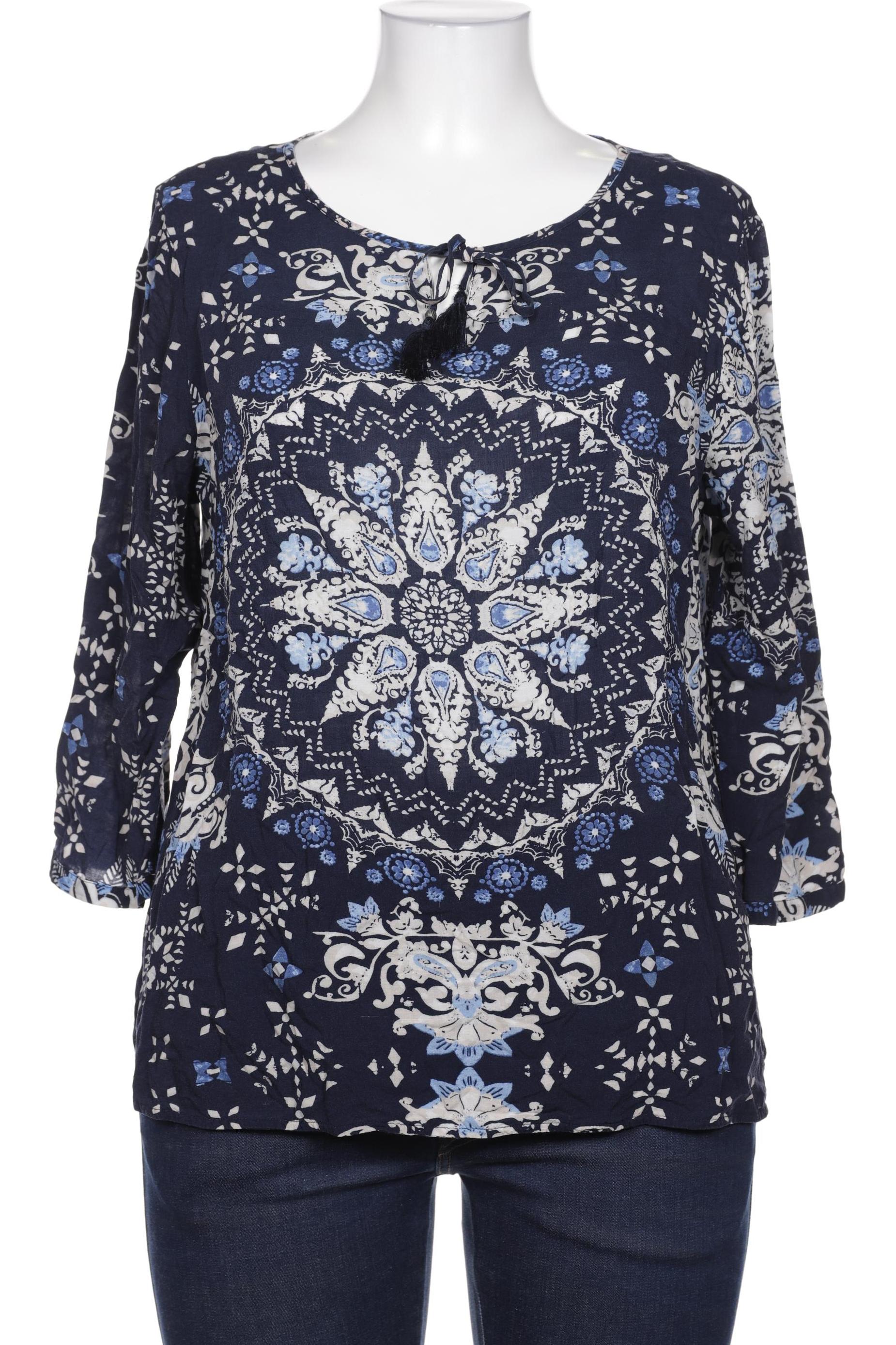 

Comma Damen Bluse, marineblau