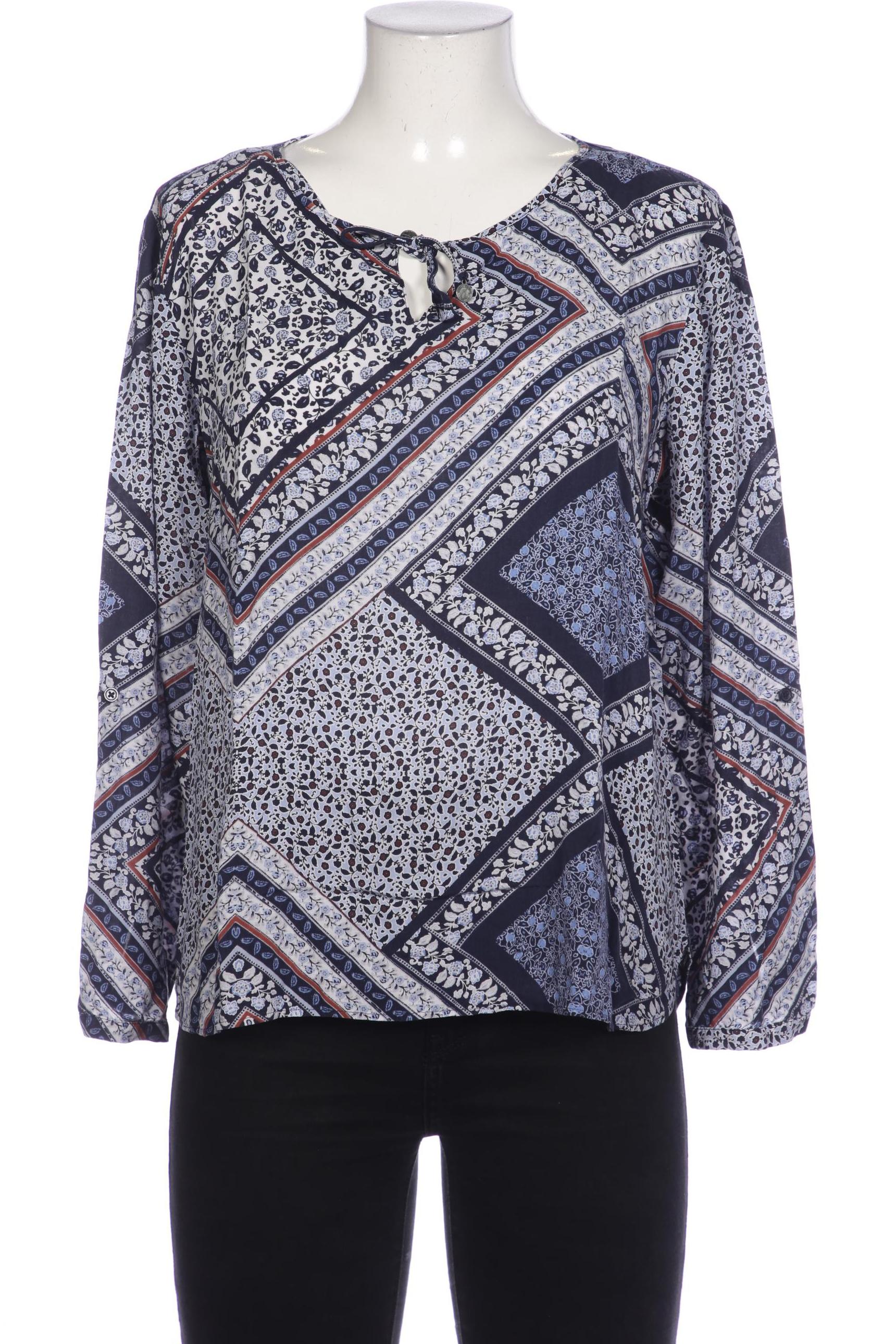 

Comma Damen Bluse, marineblau, Gr. 42