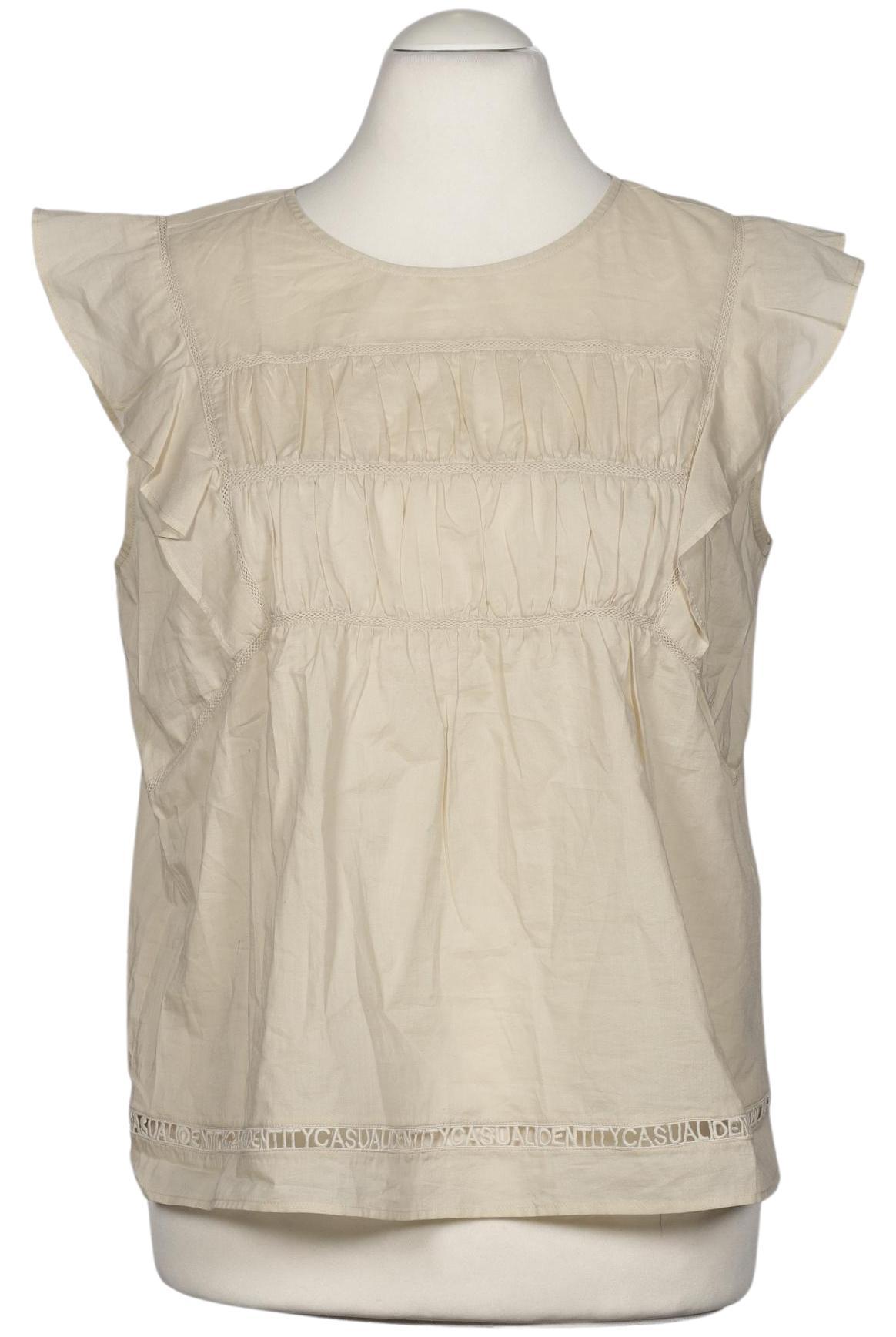 

Comma Damen Bluse, beige, Gr. 44