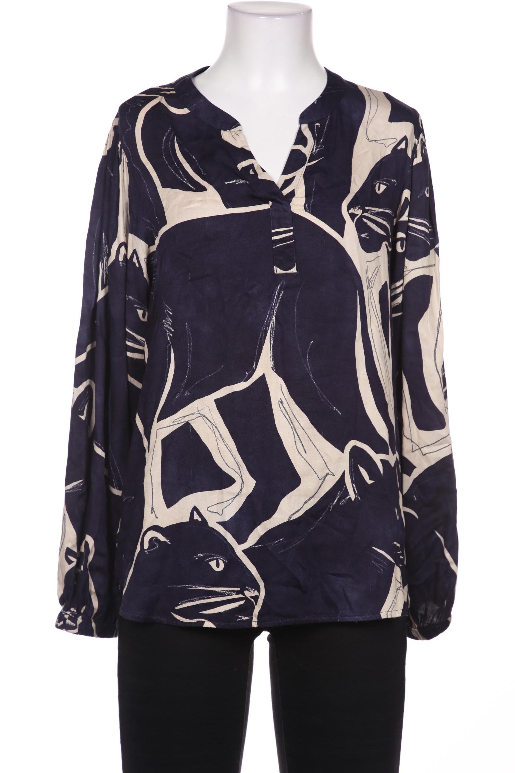 

Comma Damen Bluse, marineblau, Gr. 36