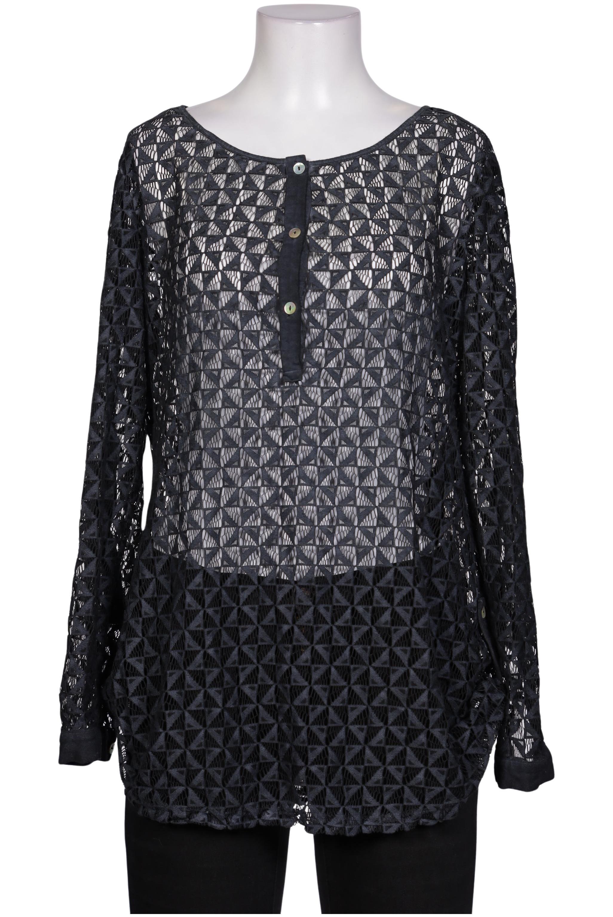 

Comma Damen Bluse, marineblau, Gr. 36